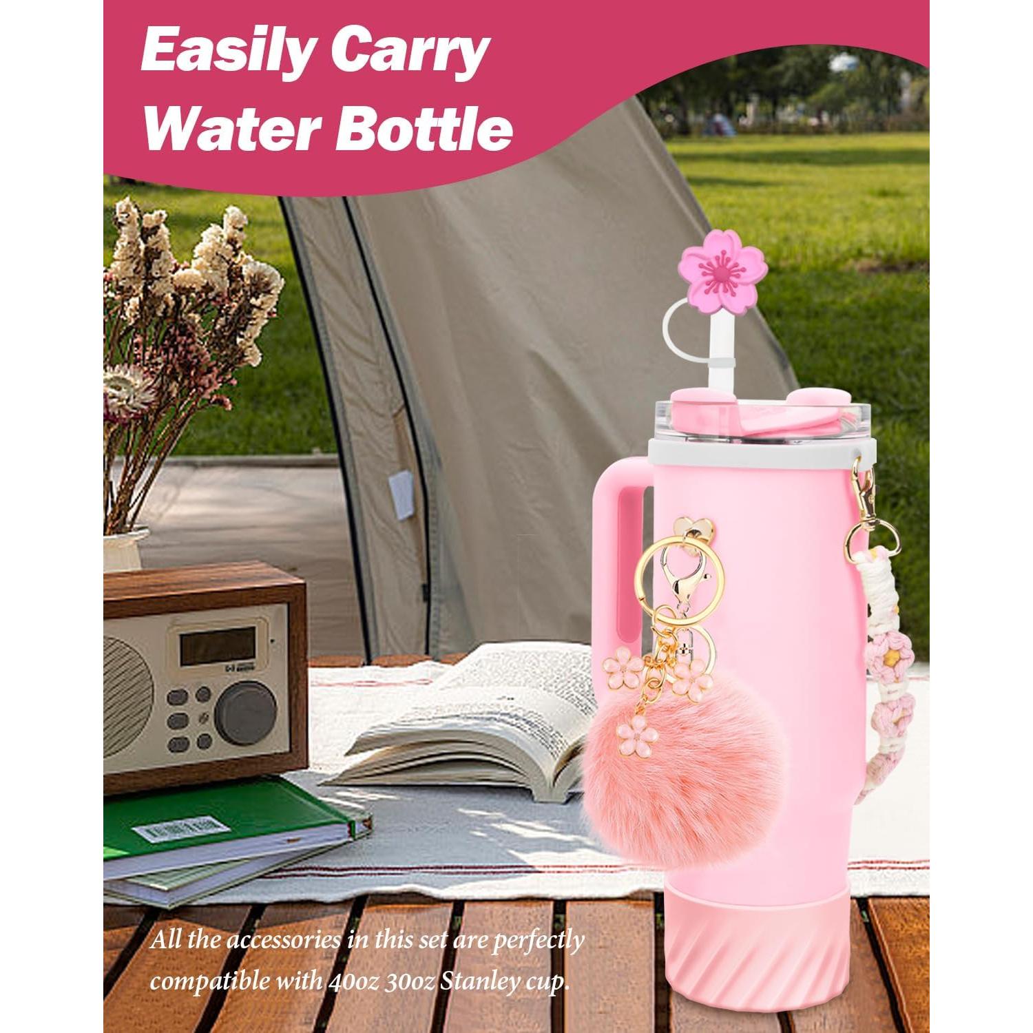 Juego de Accesorios CHEMLLC para Copa Stanley 40 oz Rosa