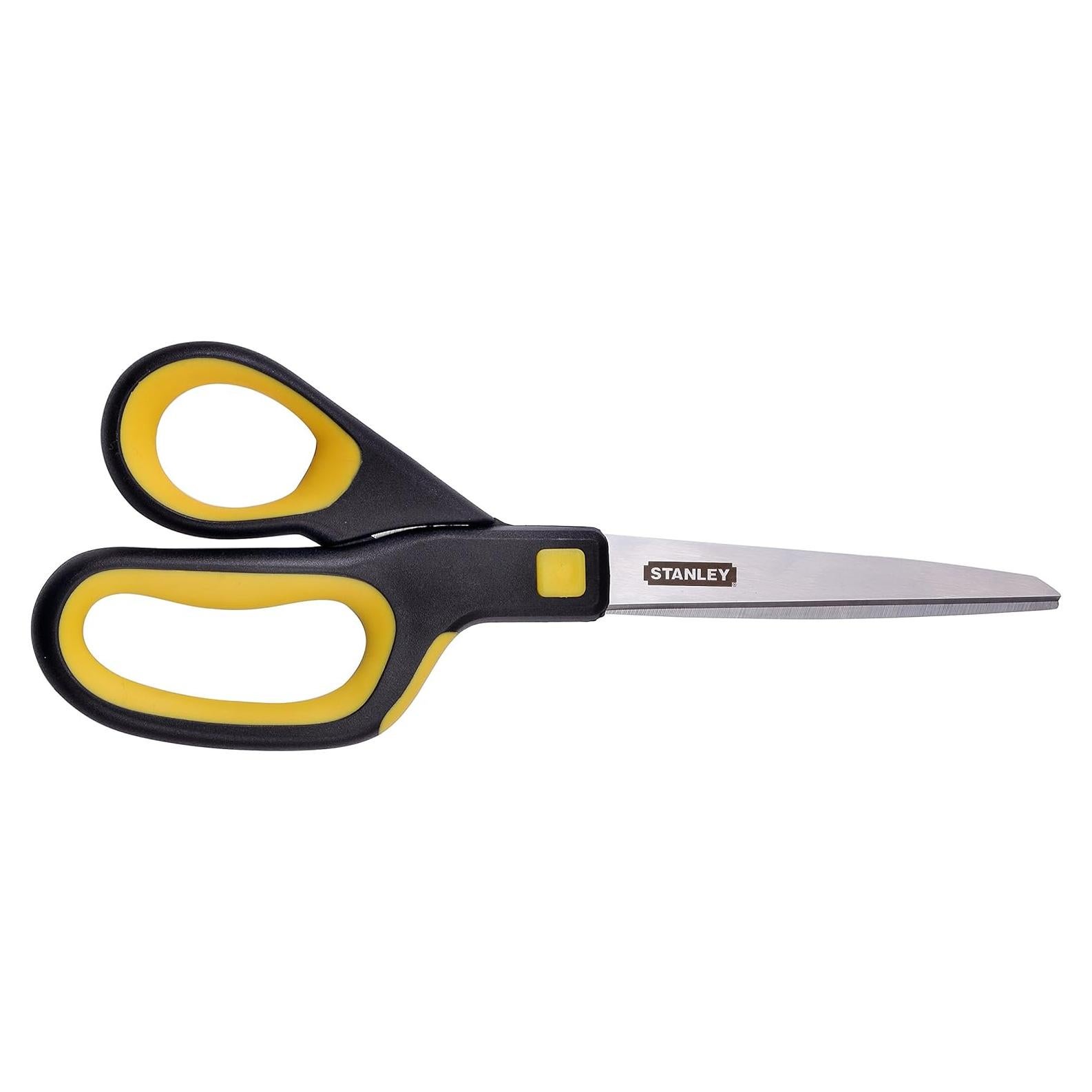 Tijeras Ergonómicas Stanley 20 cm Acero Inoxidable Amarillo