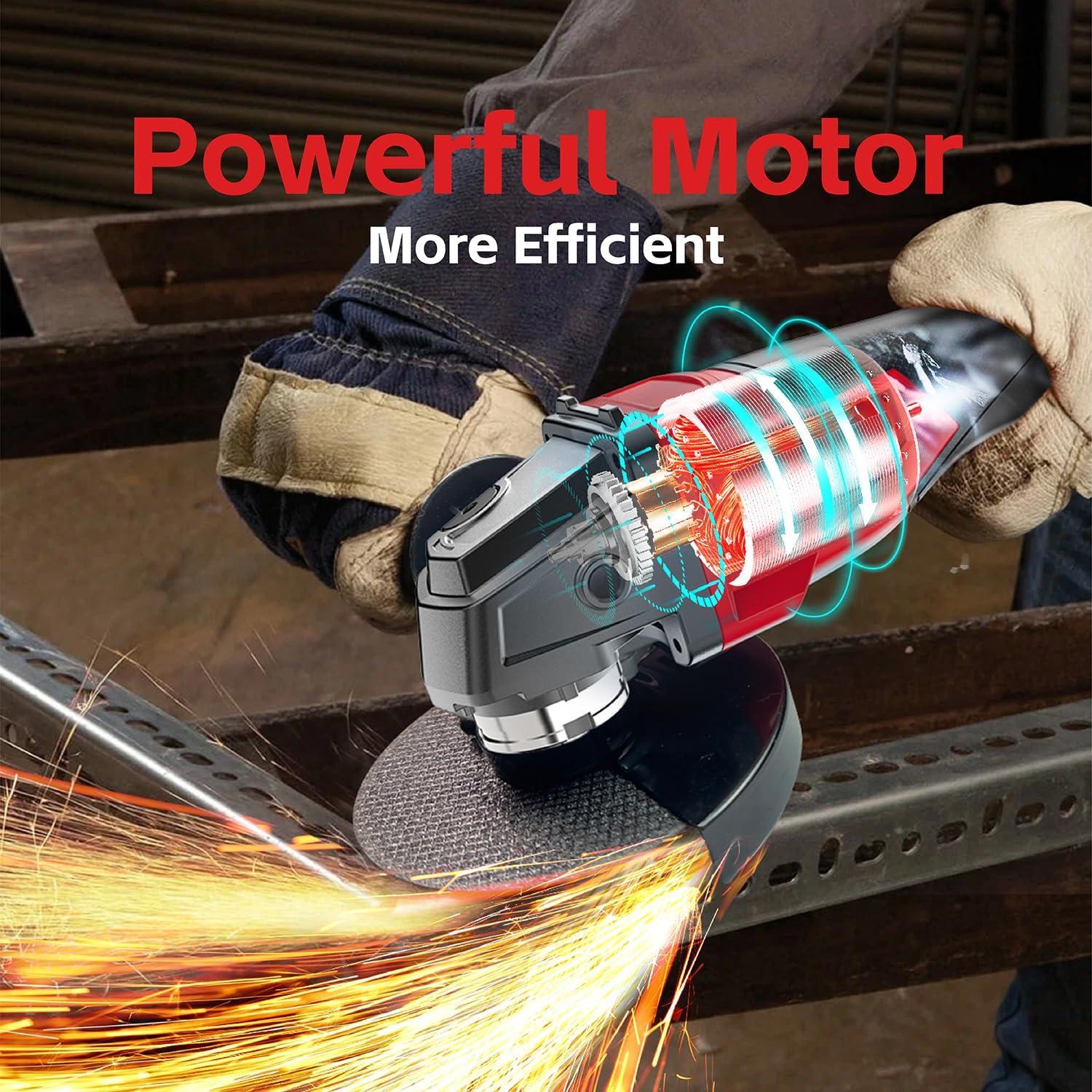 Amoladora Angular Inalámbrica SpomacGek 18V 4.5" Sin Batería