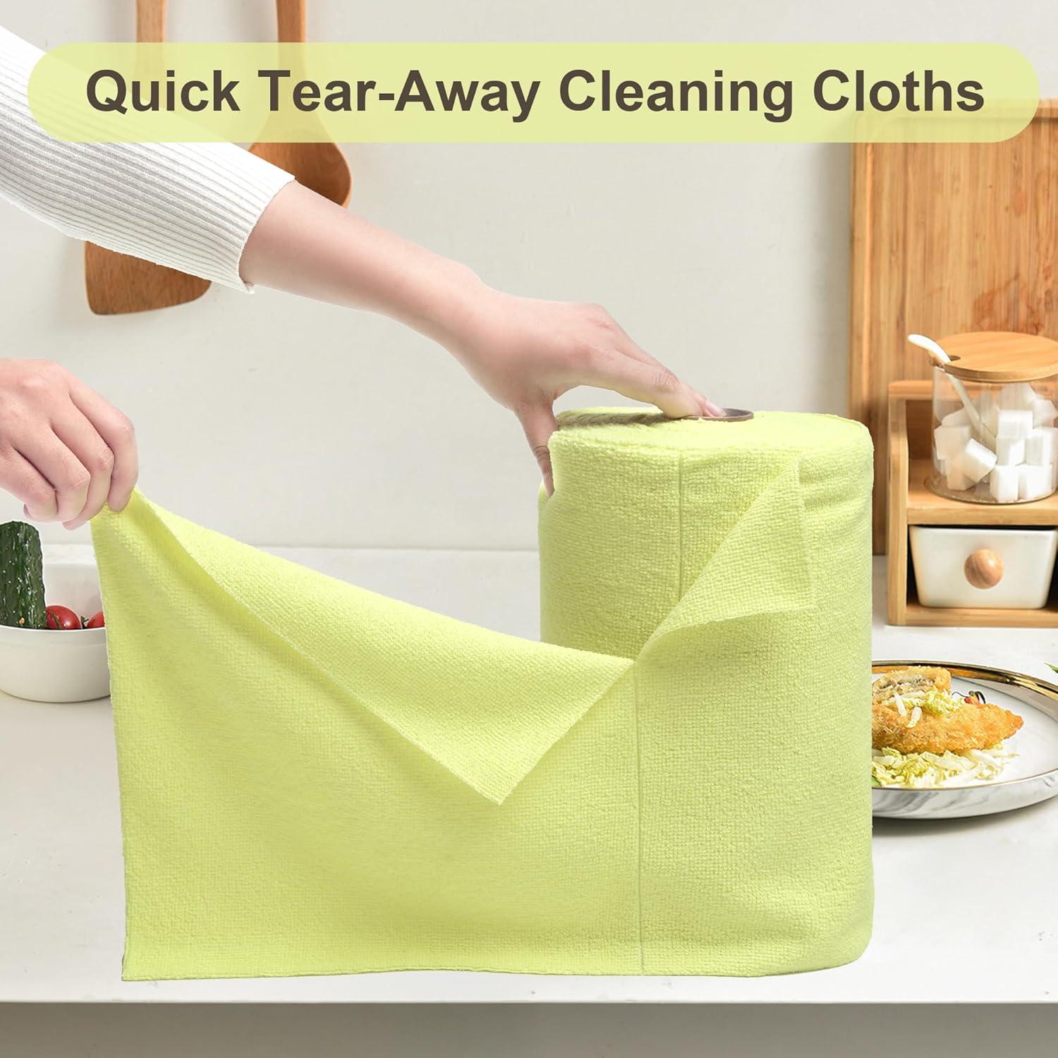 Paños de Microfibra Reutilizables LIVOS - 80 Unidades 29.2x29.2cm