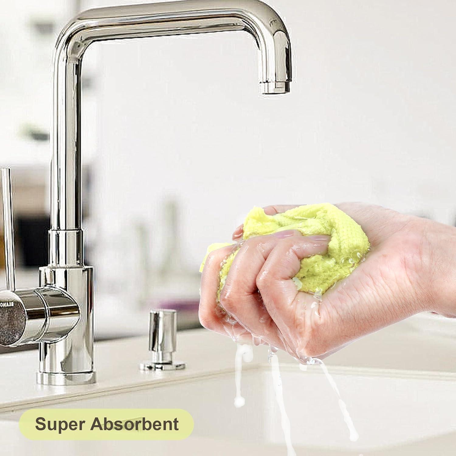 Paños de Microfibra Reutilizables LIVOS - 80 Unidades 29.2x29.2cm