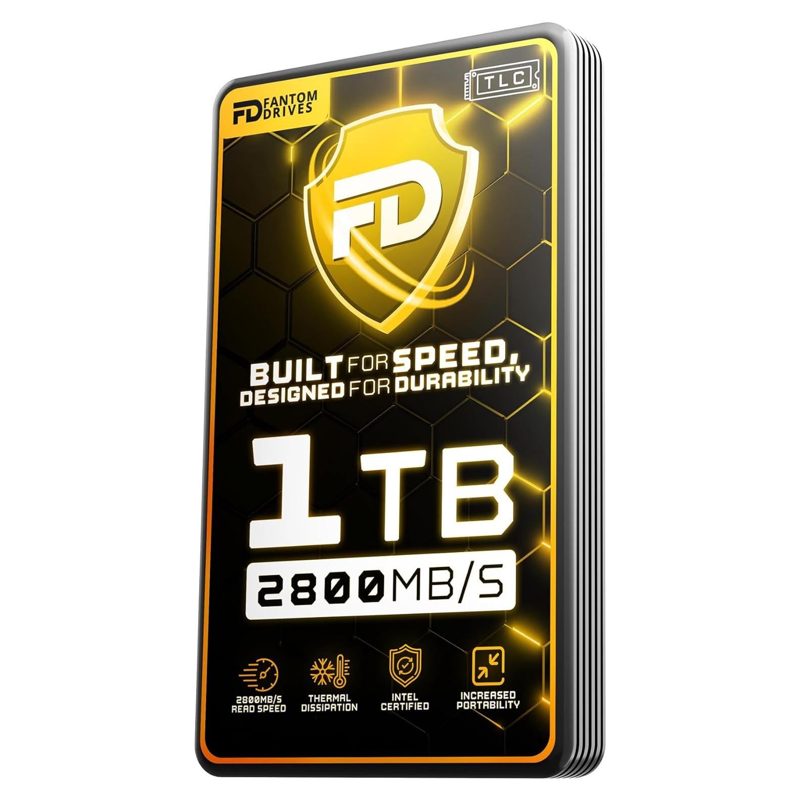 SSD Externo Fantom Drives eXtreme 1TB Thunderbolt 3 2800MB/s