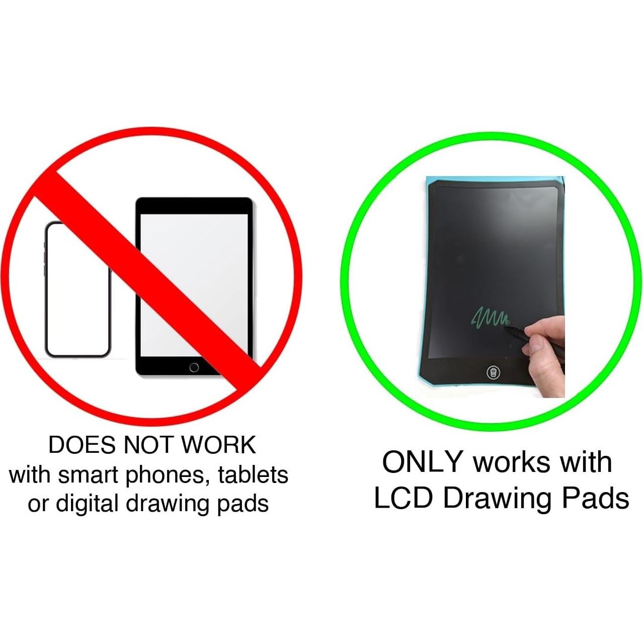 Juego de 3 Plumas Estilográficas de Reemplazo para Tablets LCD