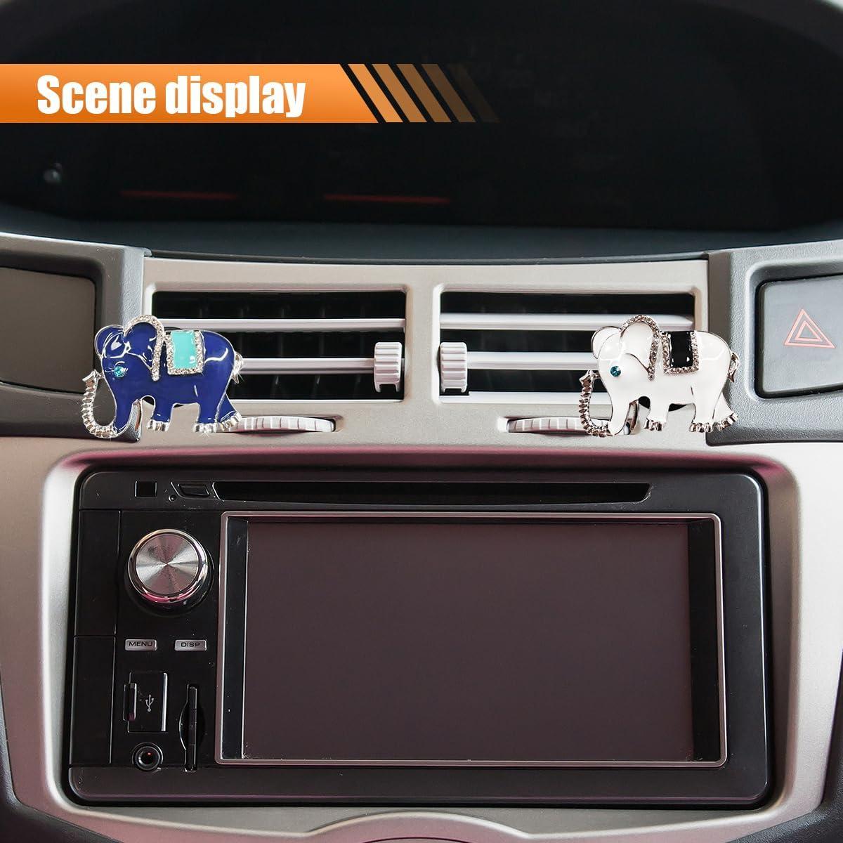Clip de Ventilación de Aire para Coche LHDOS Elefante 2 Pcs