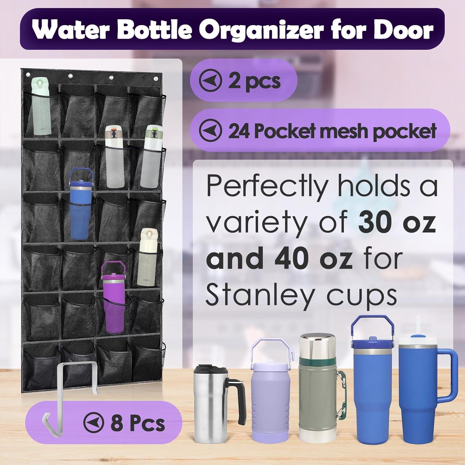 Organizador de Botellas de Agua Chaseroad 2 Pcs 24 Bolsillos