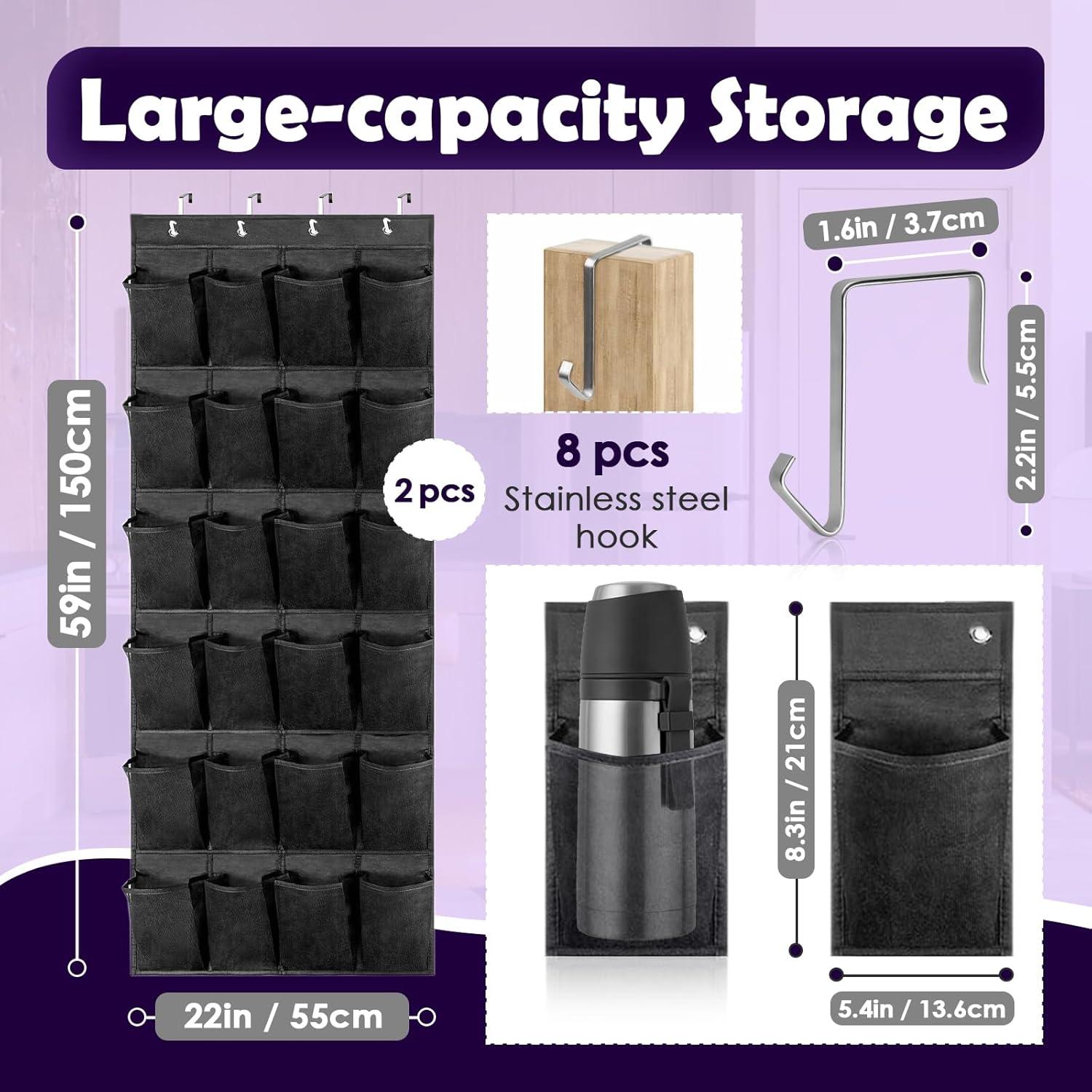Organizador de Botellas de Agua Chaseroad 2 Pcs 24 Bolsillos