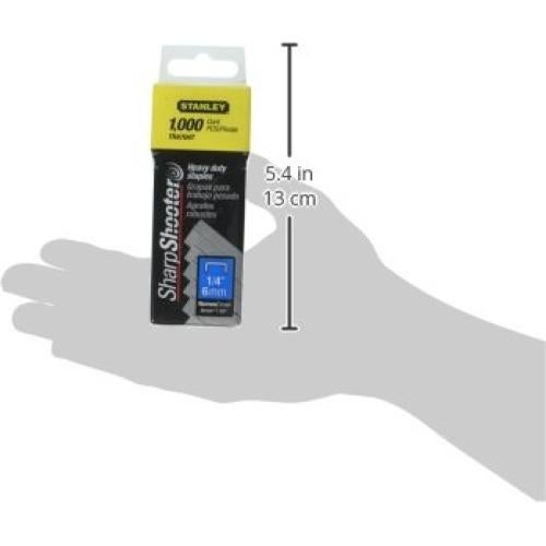 Grapas de alta resistencia Stanley TRA704T 1000 unidades 6.35 mm