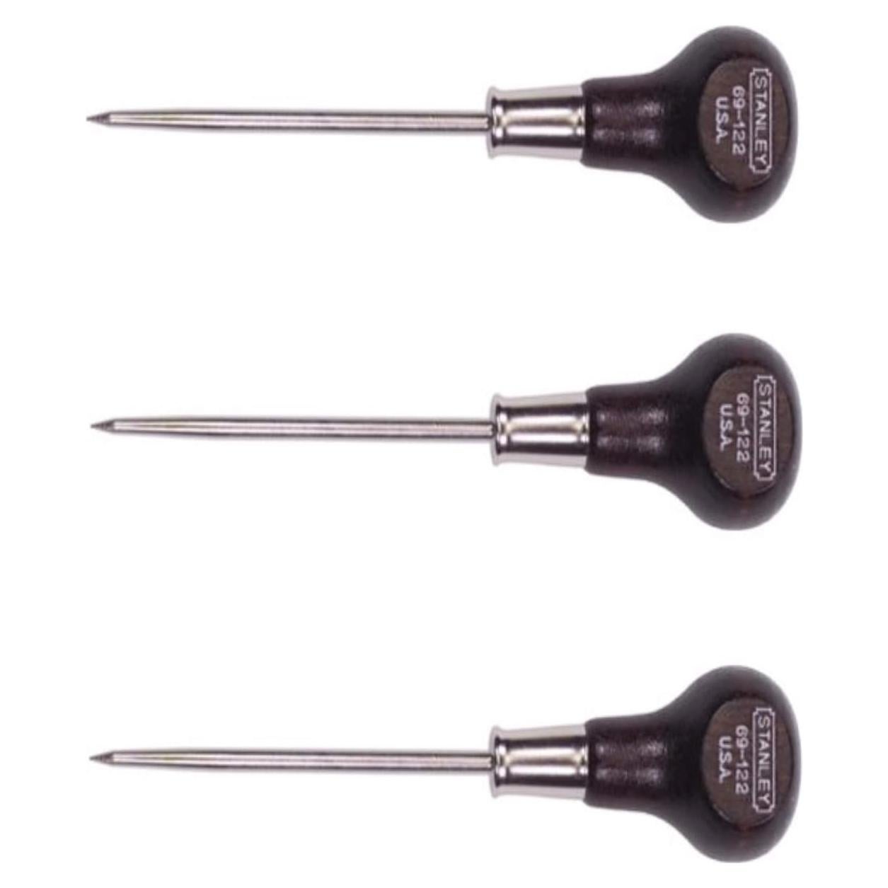Punzón Stanley 69-122 con Mango de Madera - Paquete de 3