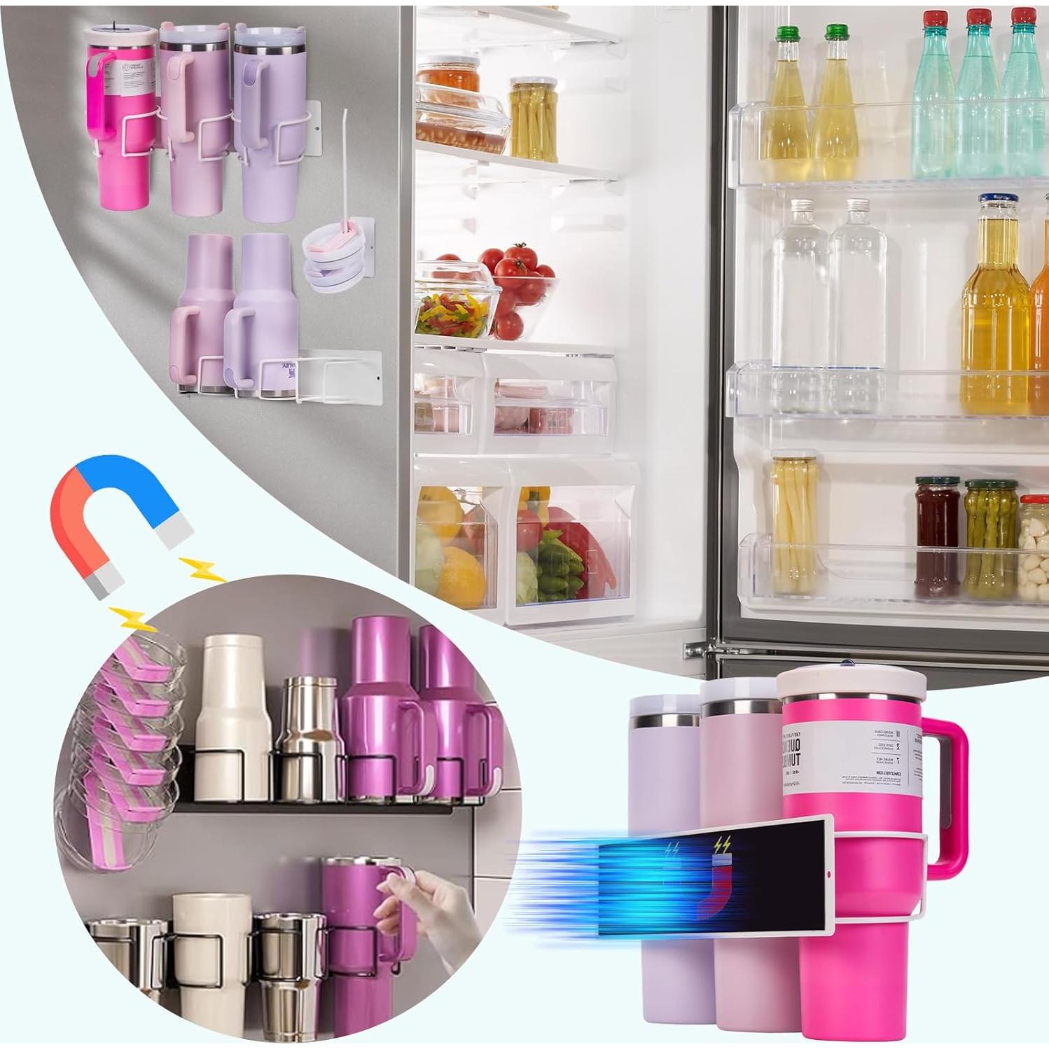 Soporte Magnético Asaint para Taza Stanley 40 oz - Organizador Blanco