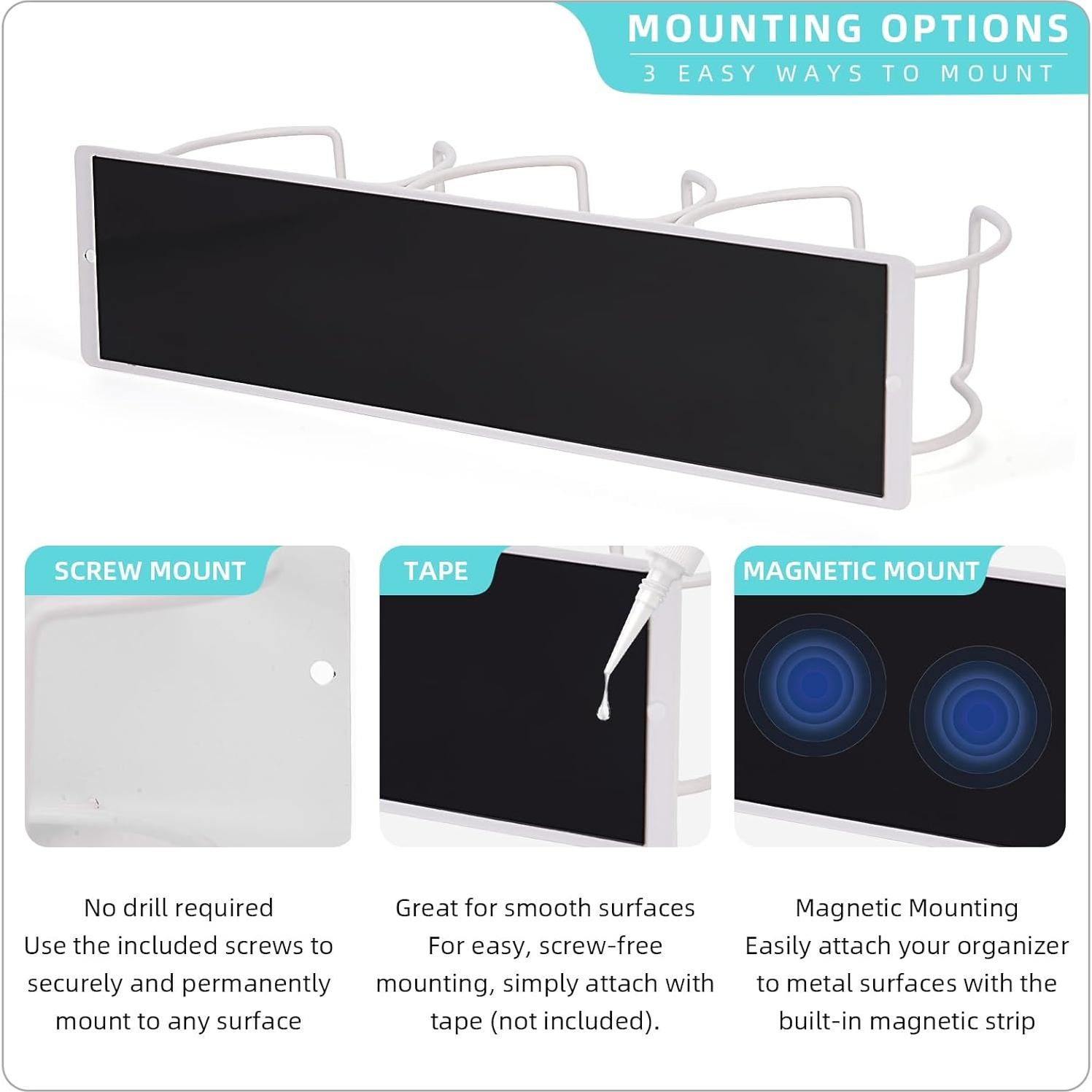 Soporte Magnético Asaint para Taza Stanley 40 oz - Organizador Blanco