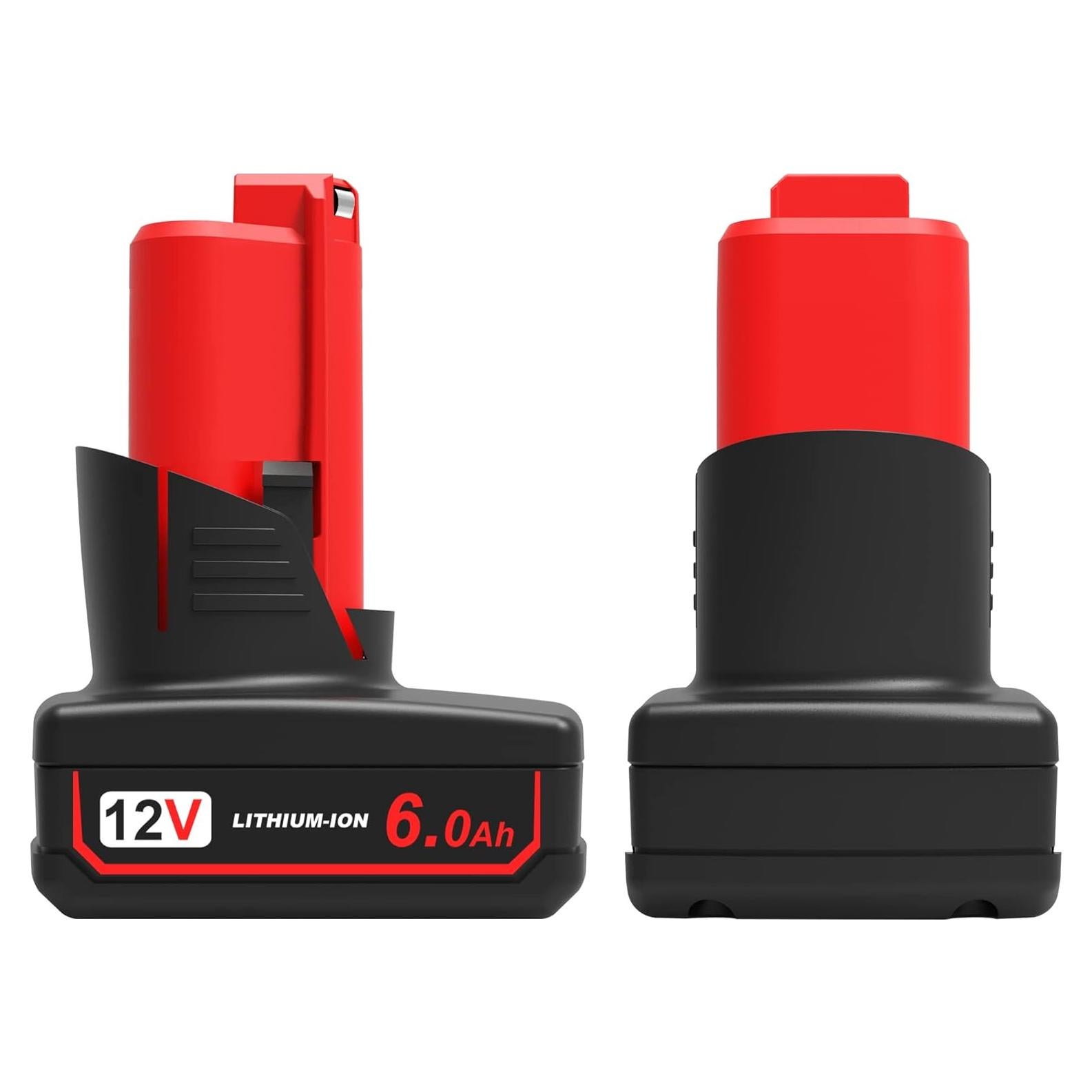 Batería de Reemplazo Milwaukee M12 6000mAh 2 Paquetes