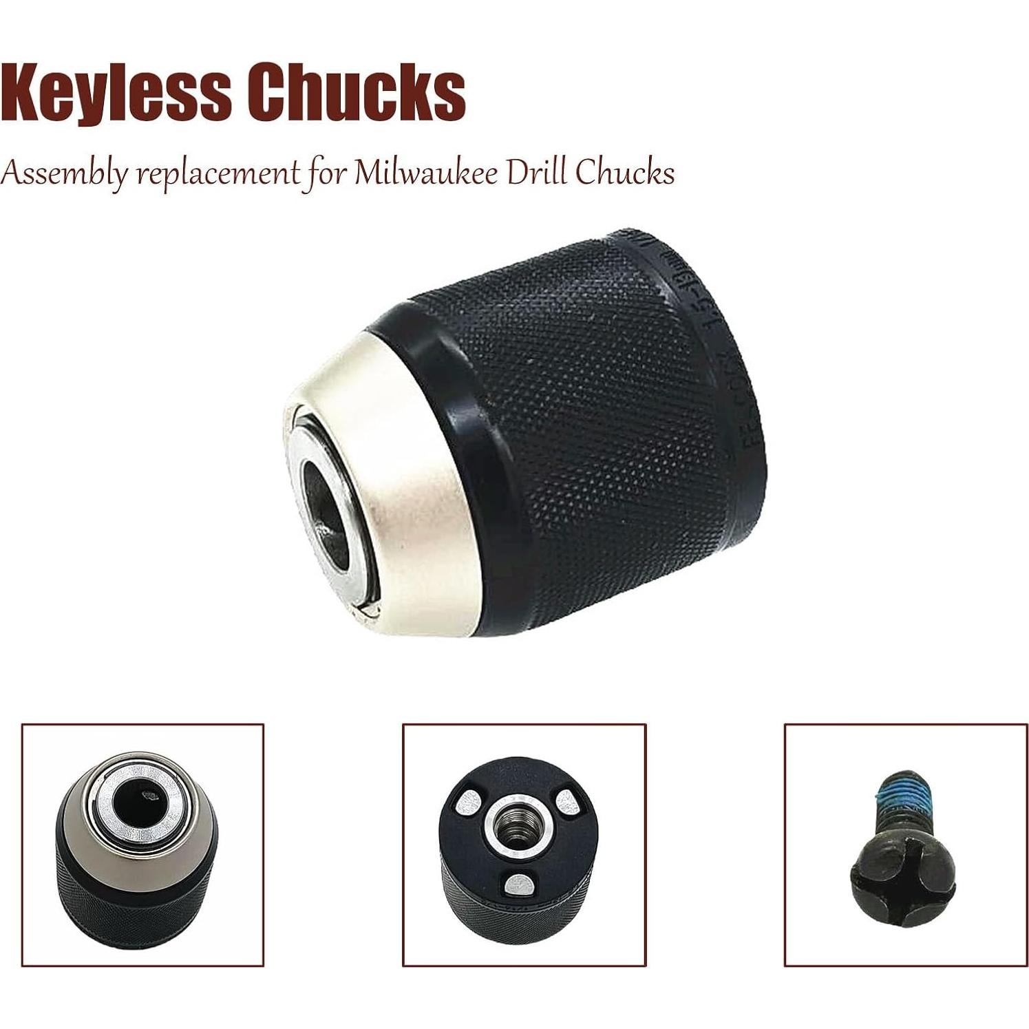Chuck Sin Llave 1/2" Linkinmaka 42-66-2608 para Milwaukee