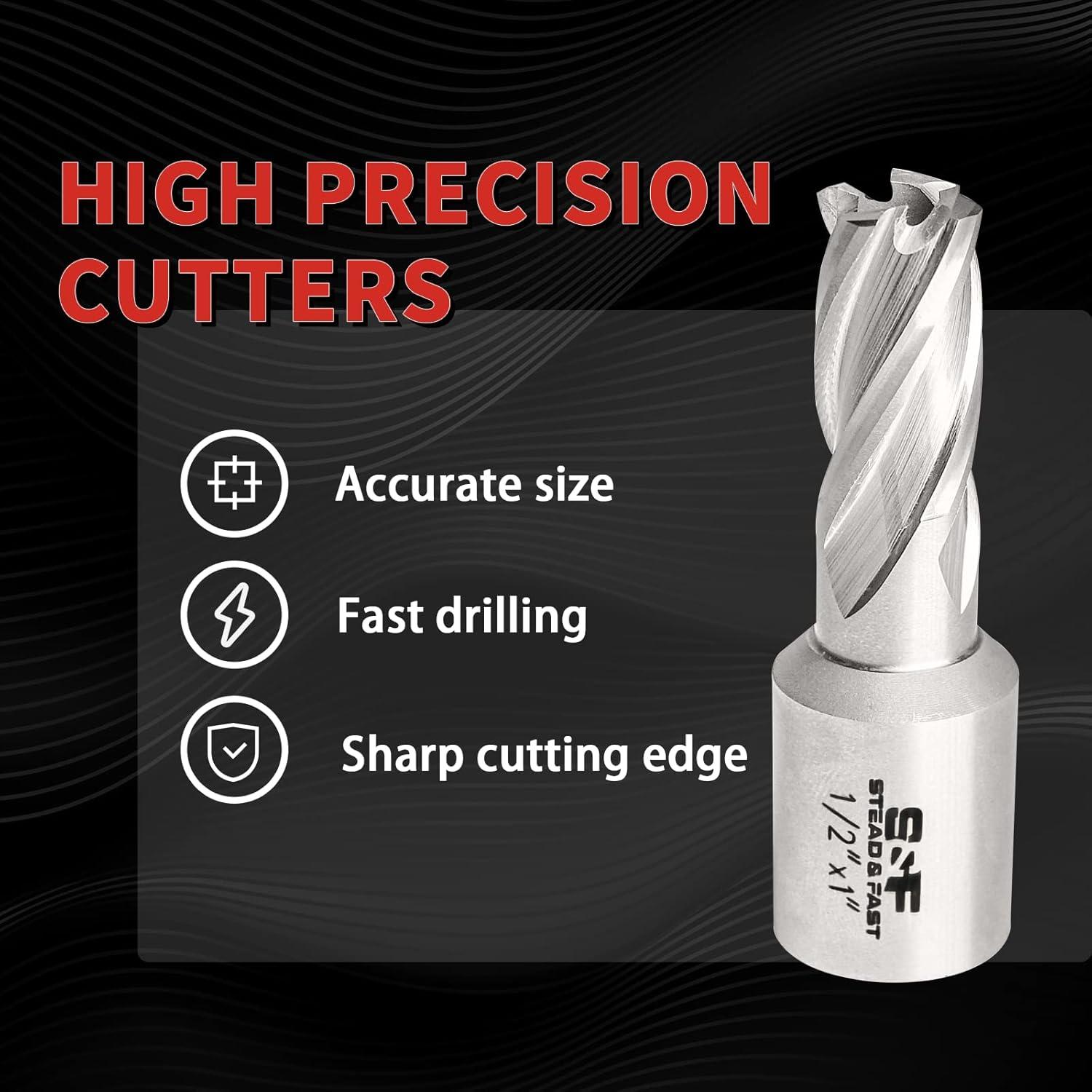 Juego de Cortadores Anulares 13 Pcs S&F STEAD & FAST HSS