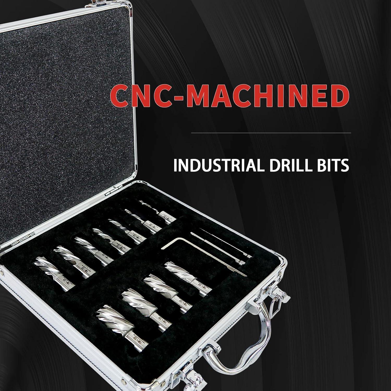 Juego de Cortadores Anulares 13 Pcs S&F STEAD & FAST HSS