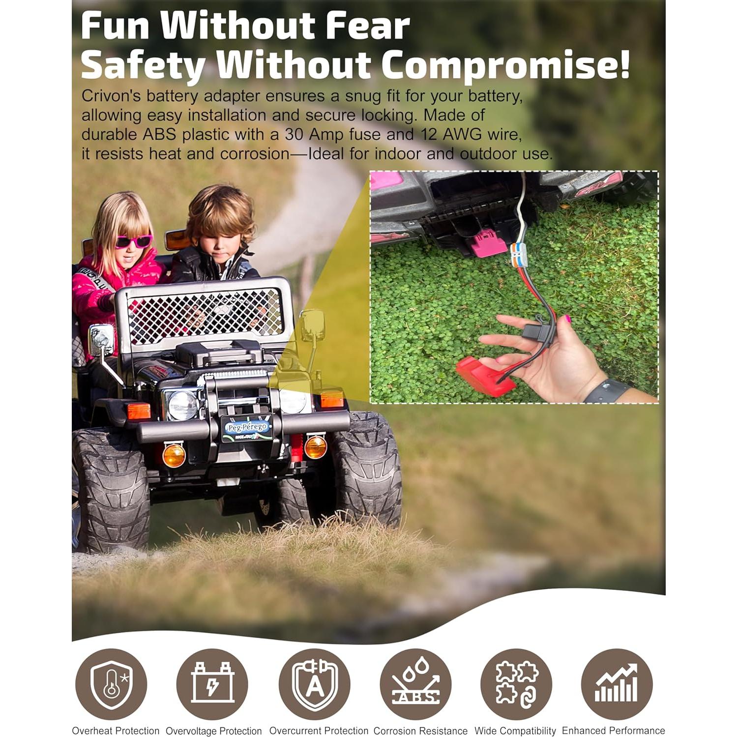 Adaptador de Batería 18V Crivon para Milwaukee M18 - Paquete de 2