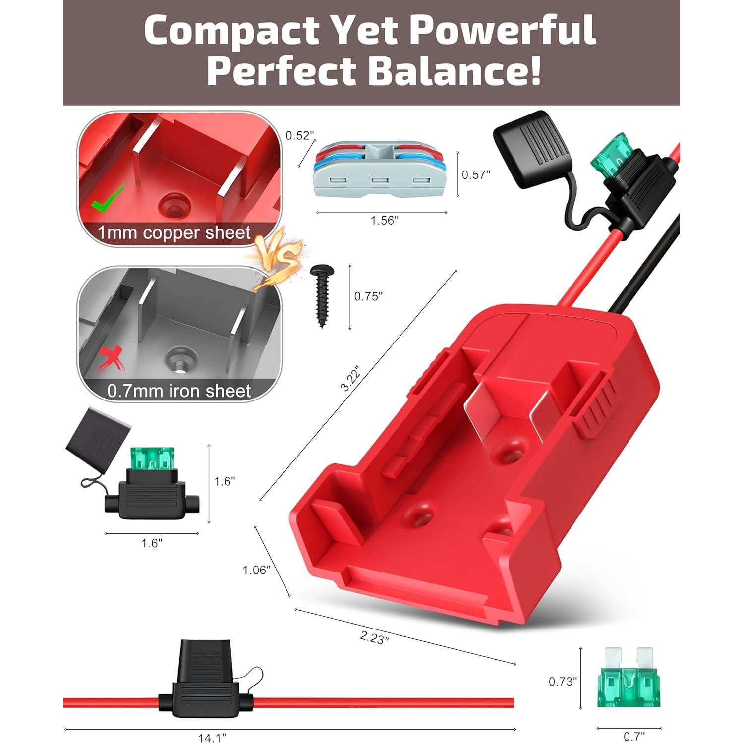 Adaptador de Batería 18V Crivon para Milwaukee M18 - Paquete de 2