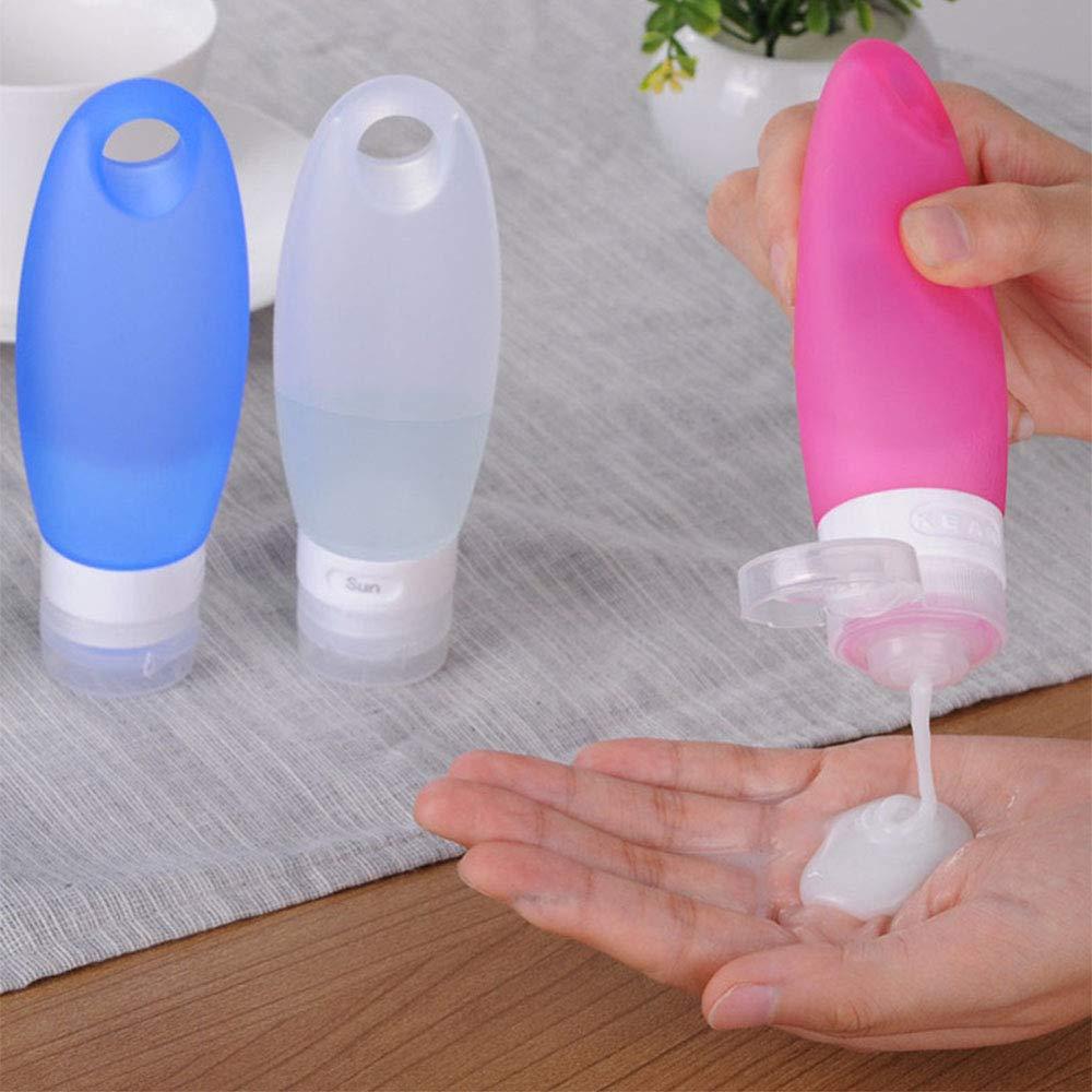 Botellas de Silicona Reutilizables Fullplus 3.3 oz Aprobadas TSA