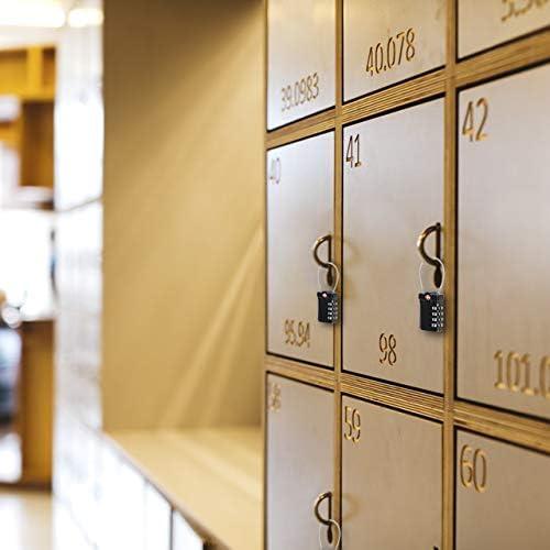 Candados de Combinación TSA XOOL - 2 Piezas, Negro