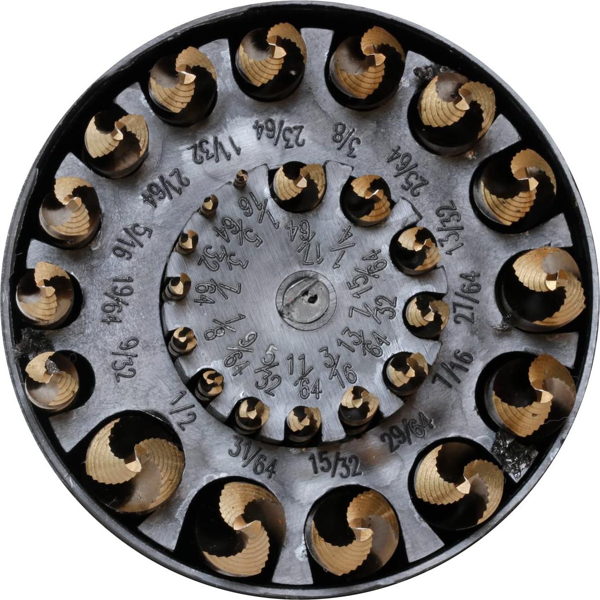 Juego de Brocas Escalonadas de Cobalto 29 Piezas Drill America