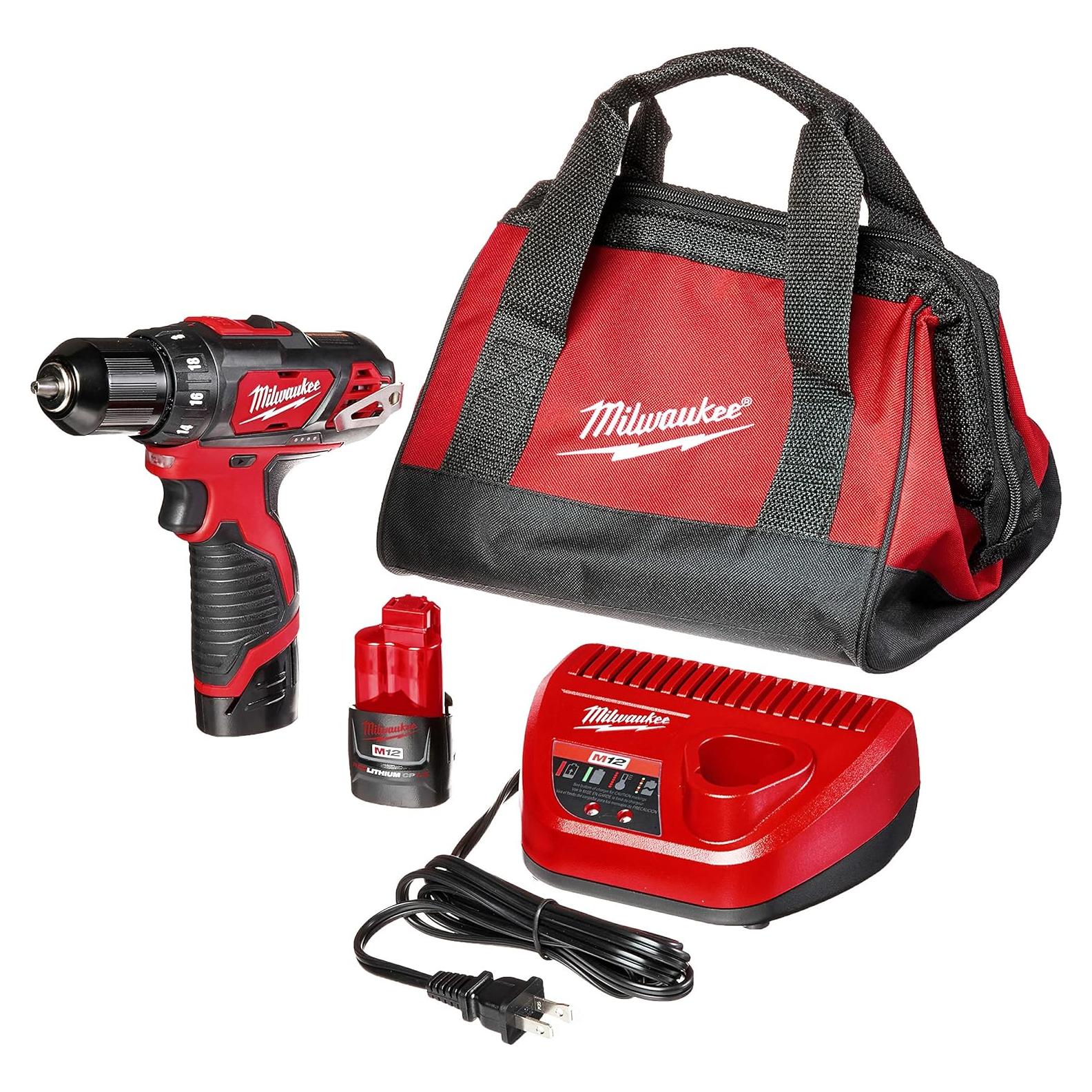 Taladro Atornillador Milwaukee M12 3/8" 275 Pulgadas-Libra