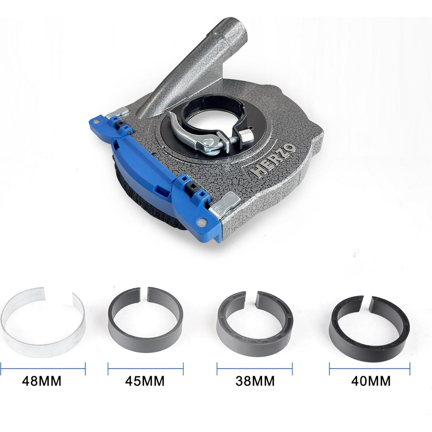 Cubierta de Polvo HERZO para Amoladora Angular 12.7 cm con Rueda de Diamante