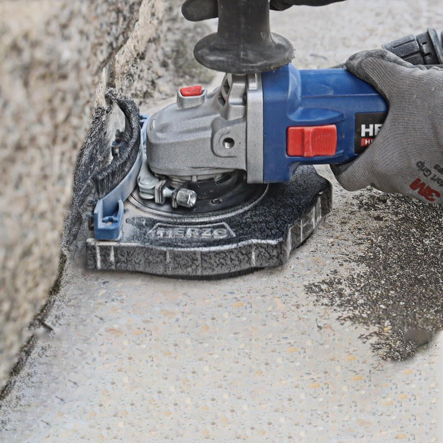 Cubierta de Polvo HERZO para Amoladora Angular 12.7 cm con Rueda de Diamante