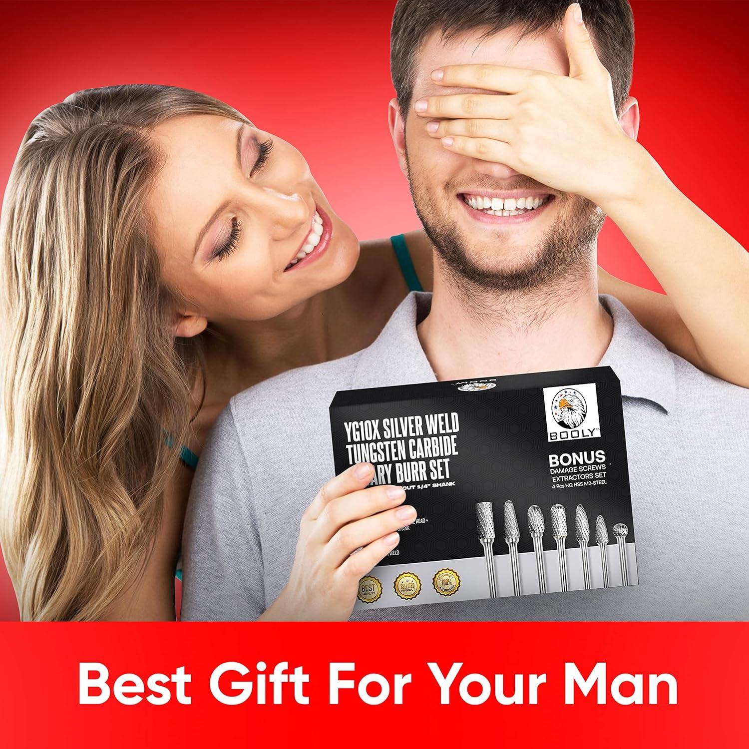 Juego de Puntas de Amoladora BOOLY 10 Piezas Carburo Tungsteno