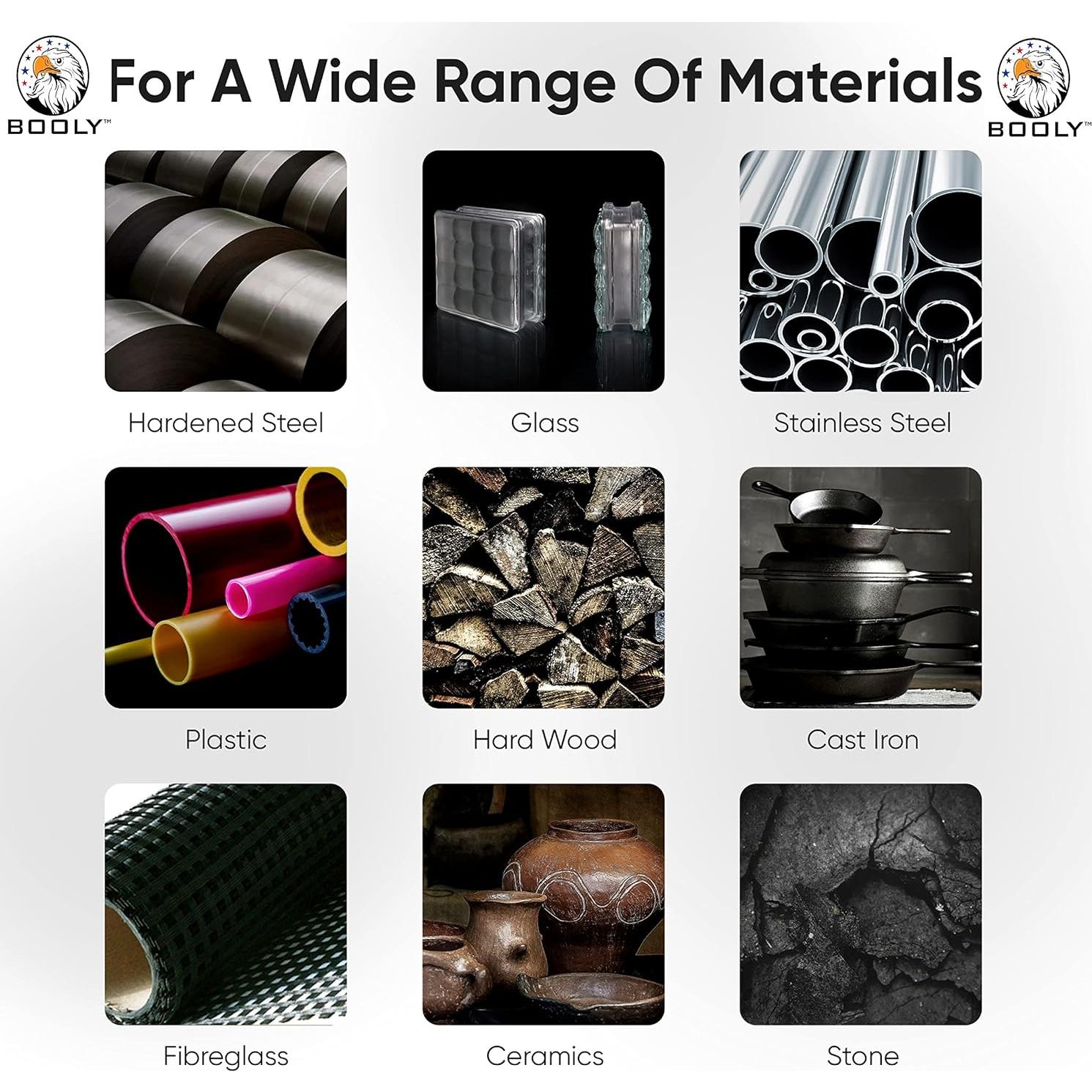 Juego de Puntas de Amoladora BOOLY 10 Piezas Carburo Tungsteno