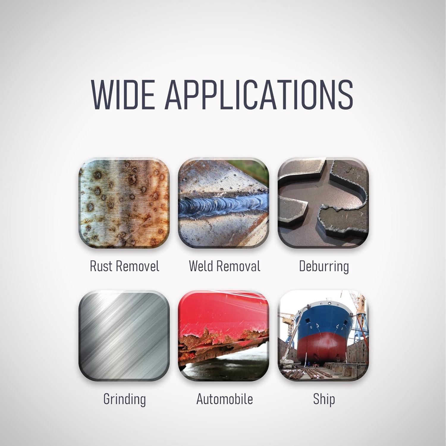 30 Pcs Disco de Aletas 5.1cm RENOTEC Grano 40/60/80 para Pulido