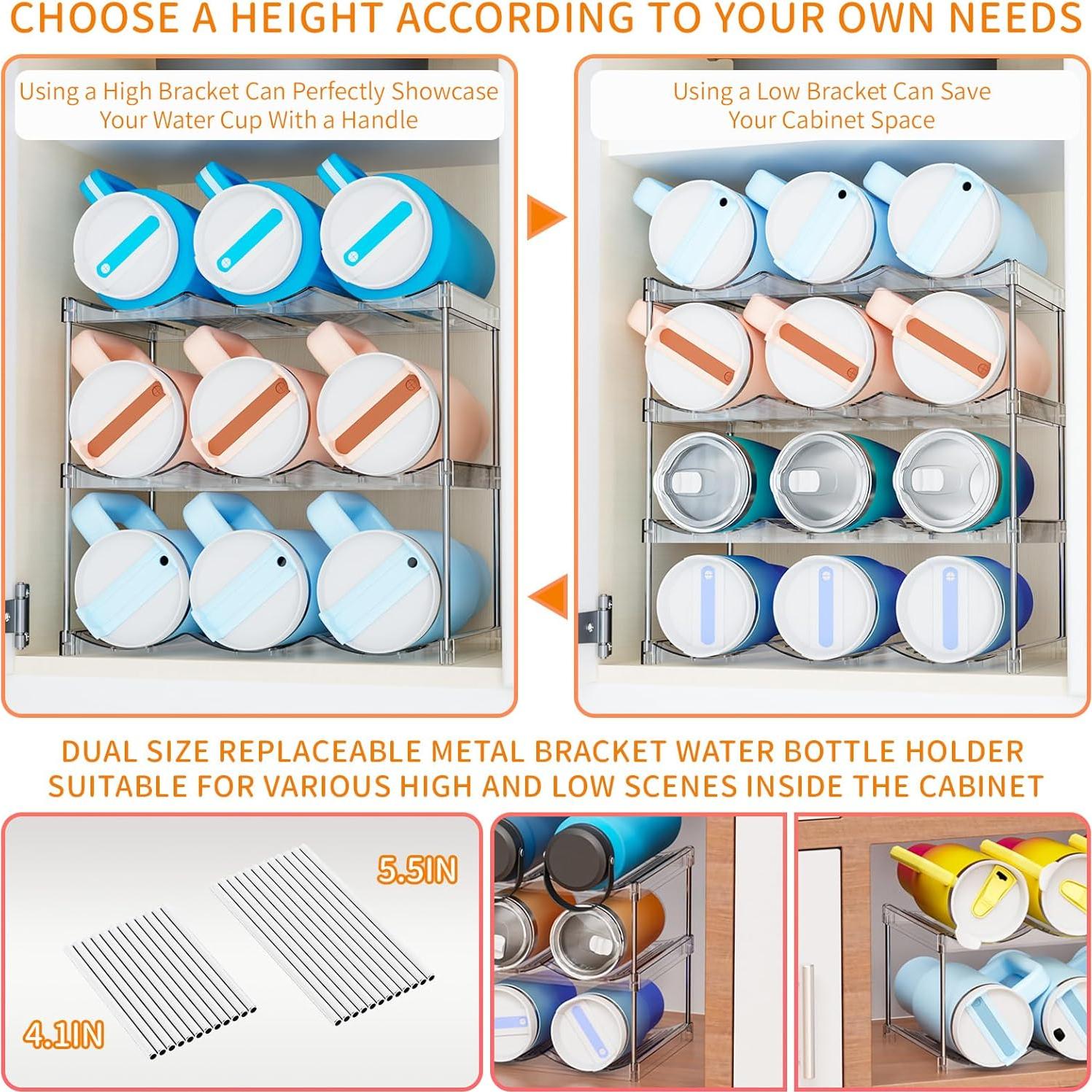 Organizador apilable de botellas Yieach para tazas 40 OZ