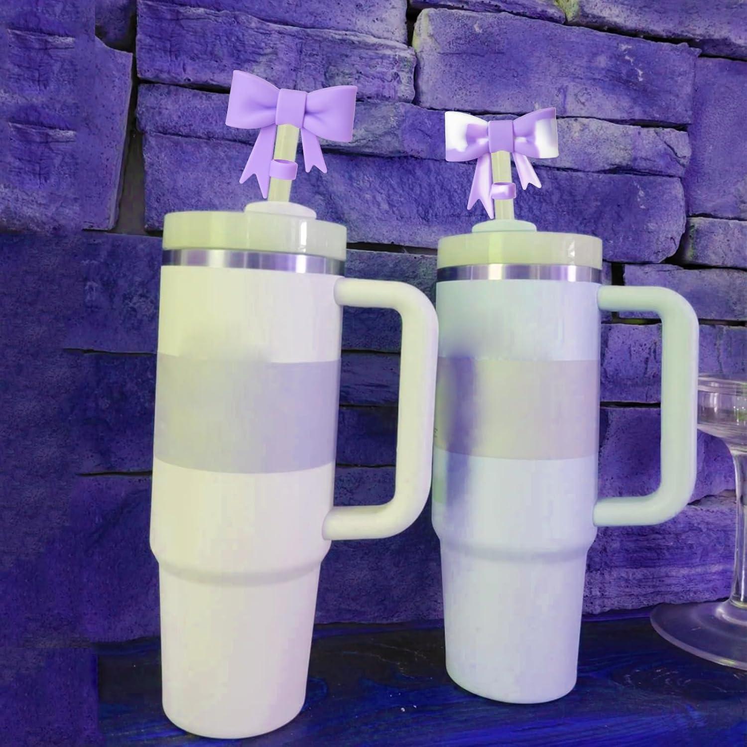 Cubierta de paja reutilizable Jinshining para taza Stanley 30/40 oz