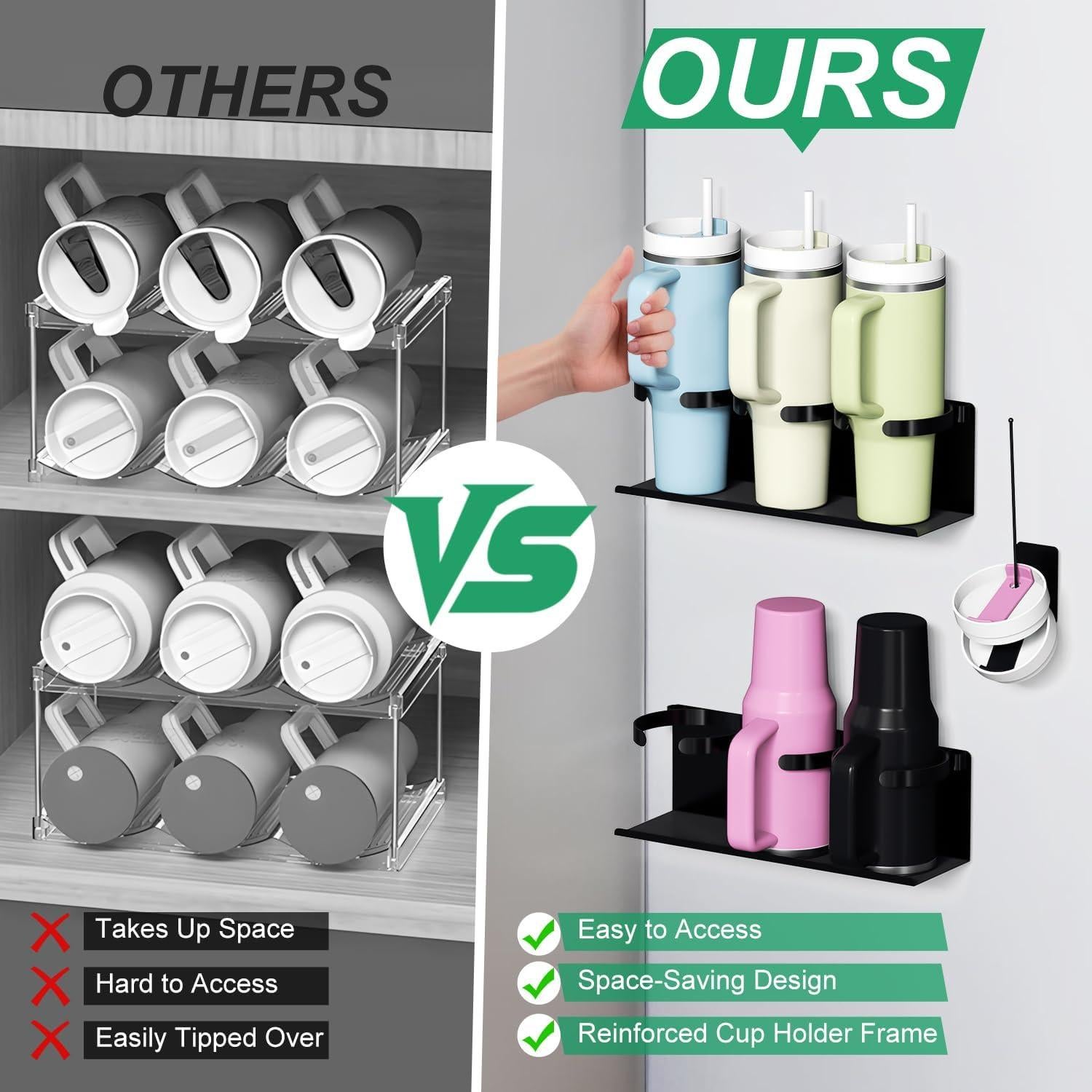 Soporte Magnético para Tazas Stanley Shruy 2 Piezas 40oz