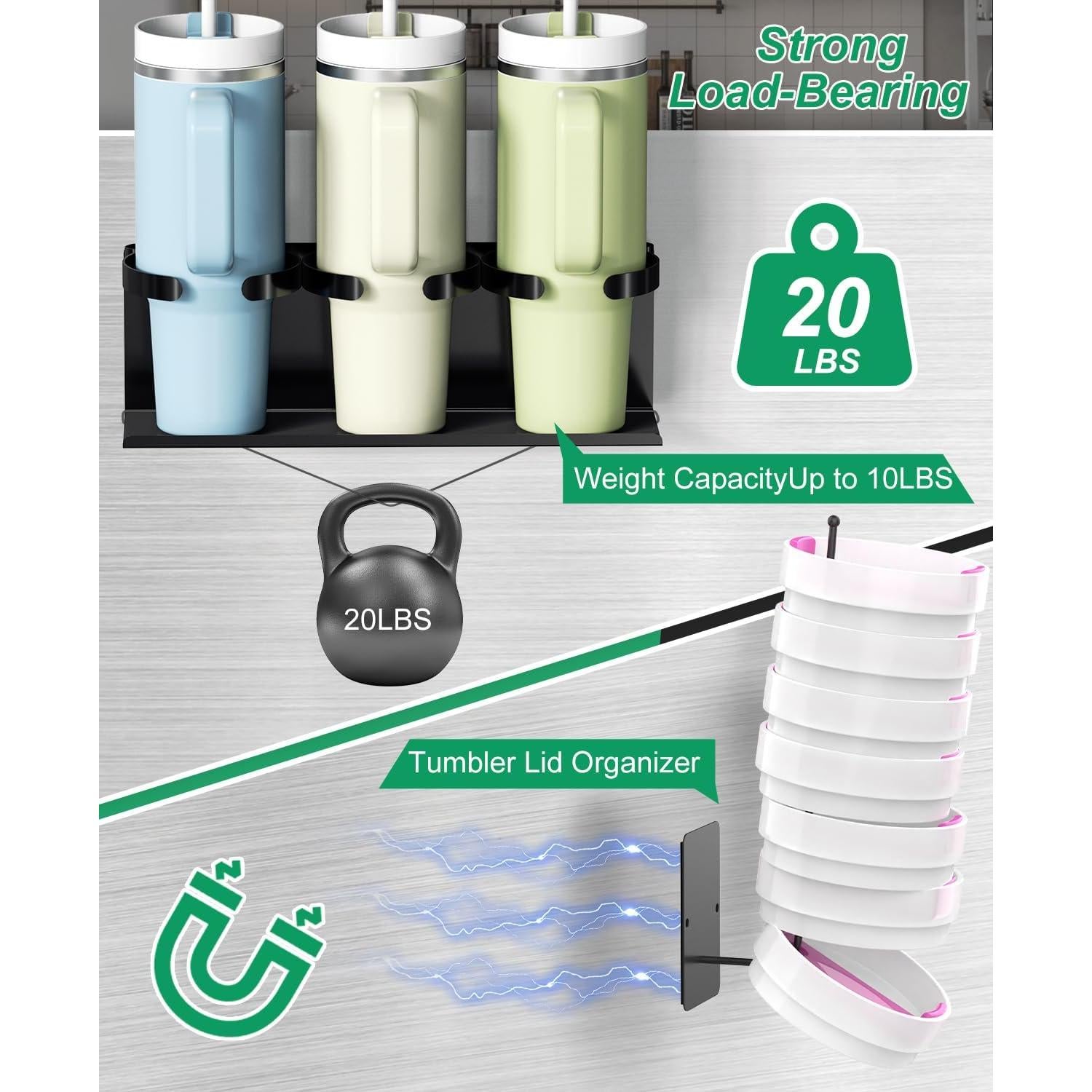 Soporte Magnético para Tazas Stanley Shruy 2 Piezas 40oz