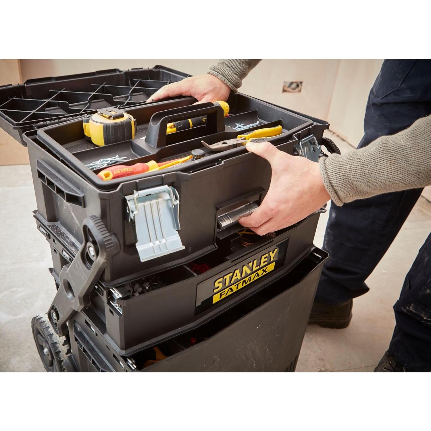 Carro de Taller Plegable STANLEY FATMAX 1-94-210 - 10 Compartimentos