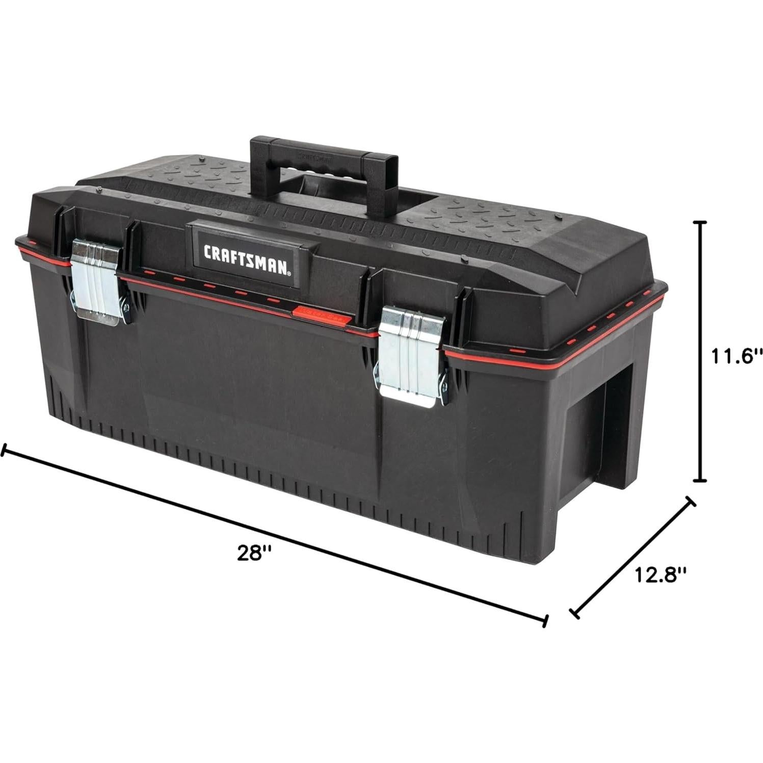 Caja de Herramientas CRAFTSMAN Pro 71 cm Cerrable Resistente al Agua