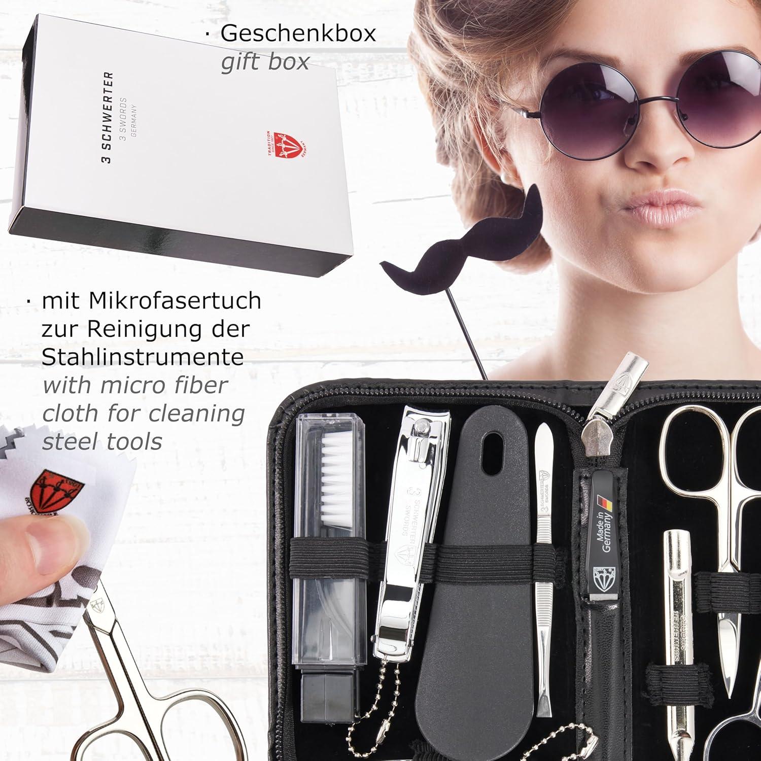 Set de Manicura y Pedicura 10 Piezas 3 Espadas Alemania