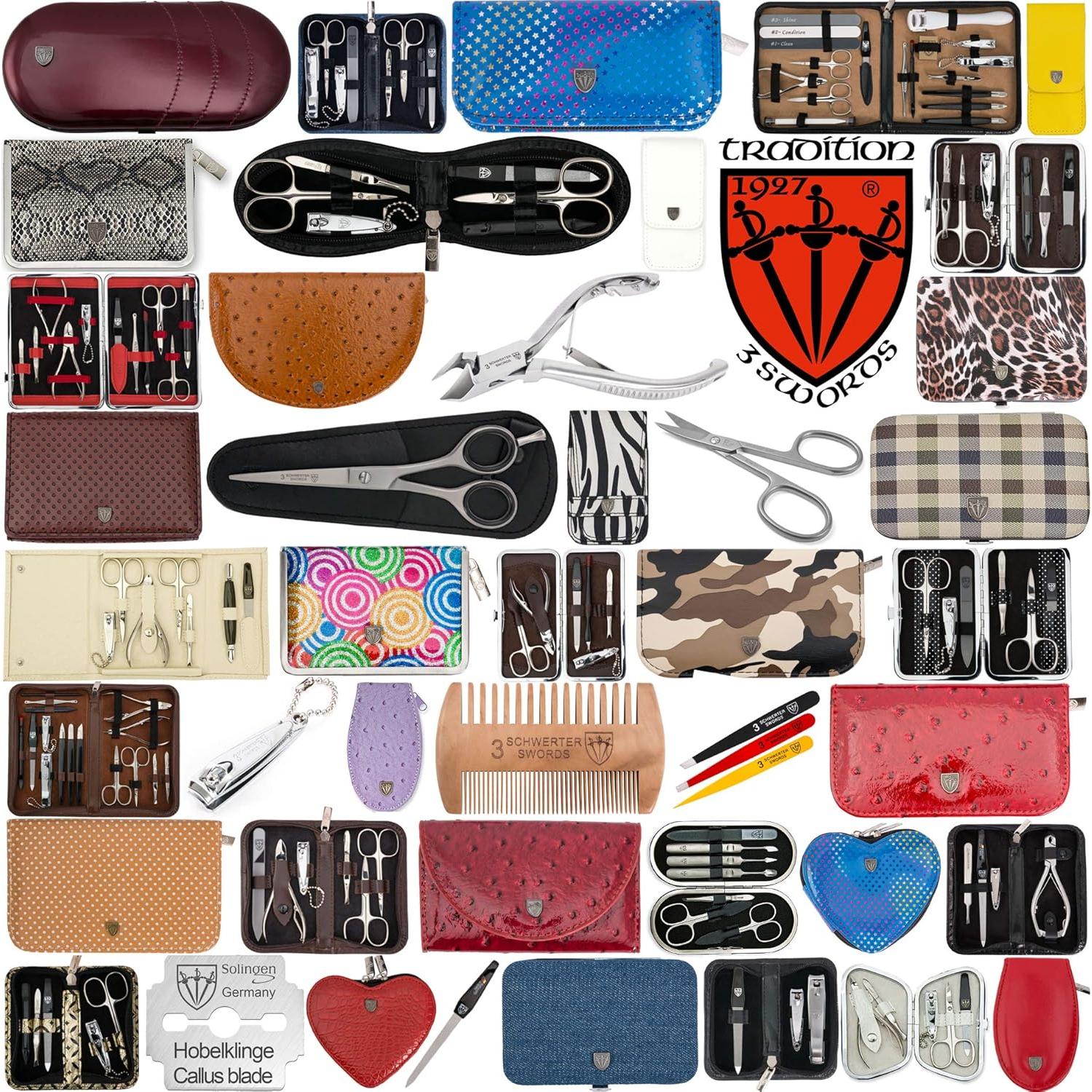 Set de Manicura y Pedicura 10 Piezas 3 Espadas Alemania