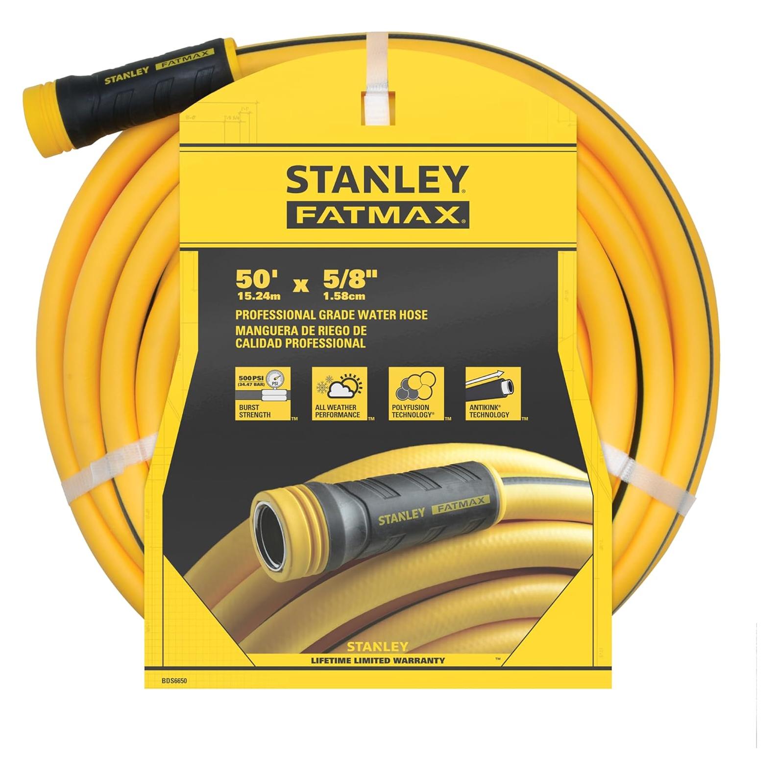 Manguera de Jardín Stanley FATMAX 15.24m x 1.6cm Amarilla