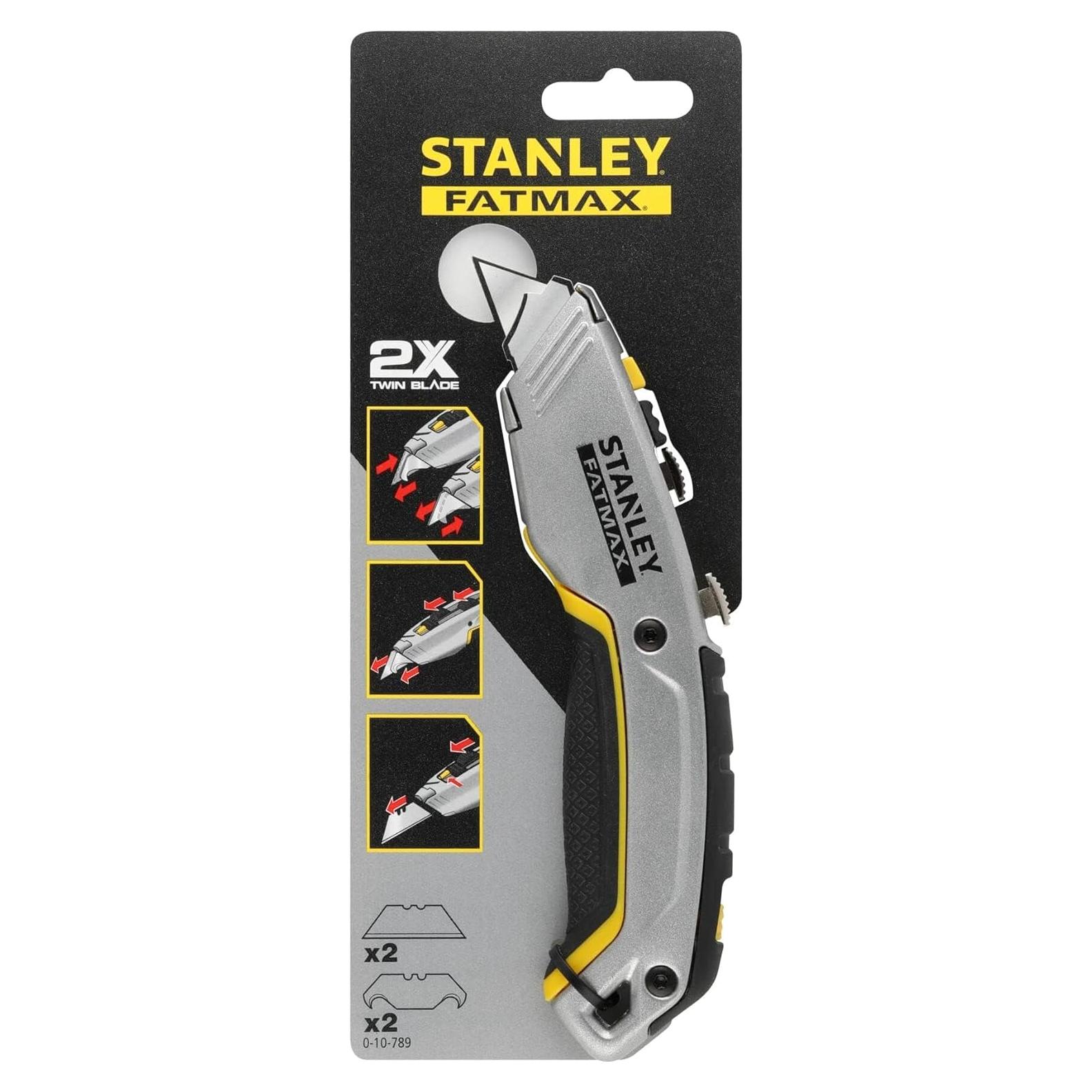 Cuchillo Snap Off Stanley 0-10-789 2 en 1 Acero Inoxidable