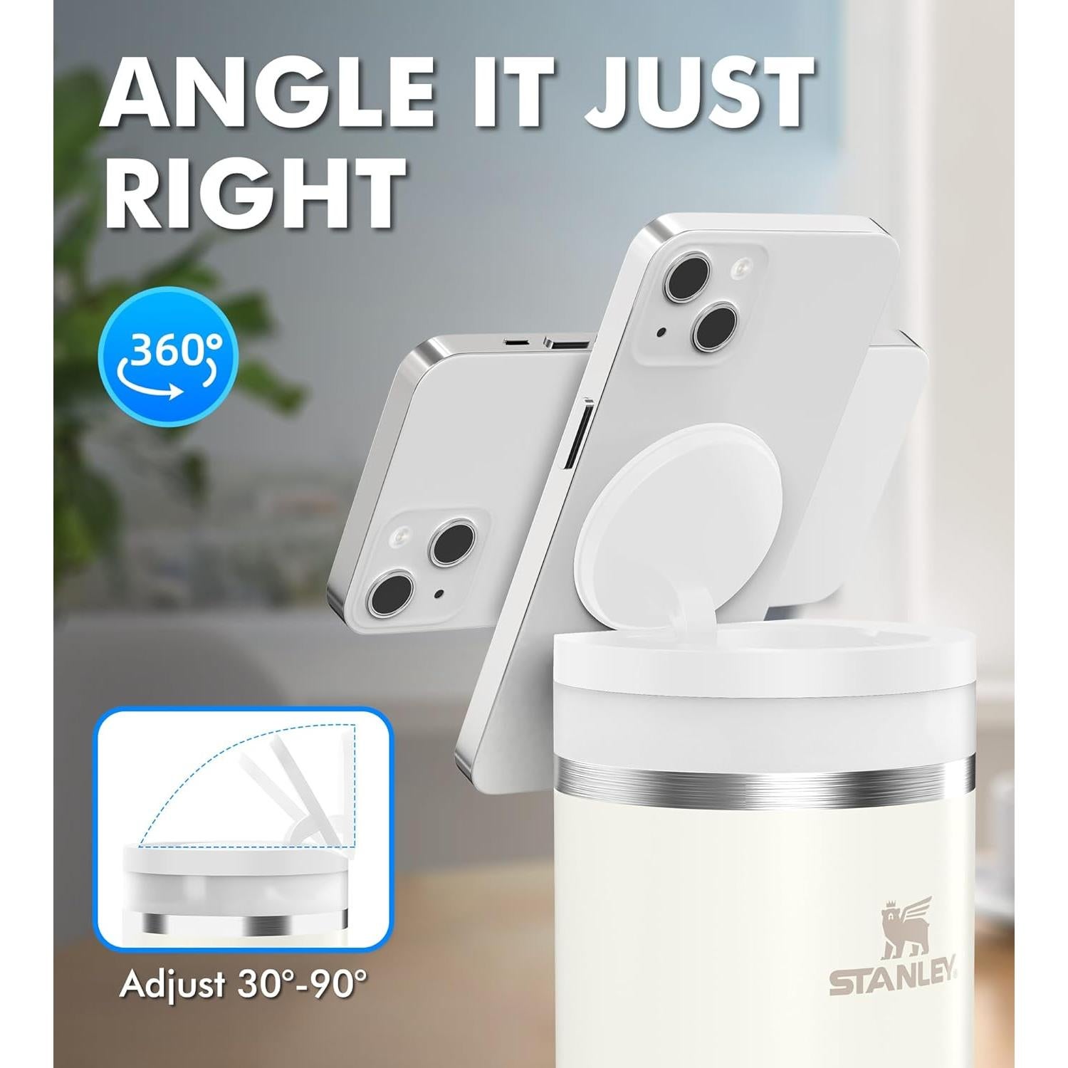 Soporte para Taza Stanley Quencher H2.0 40oz con Soporte Magnético