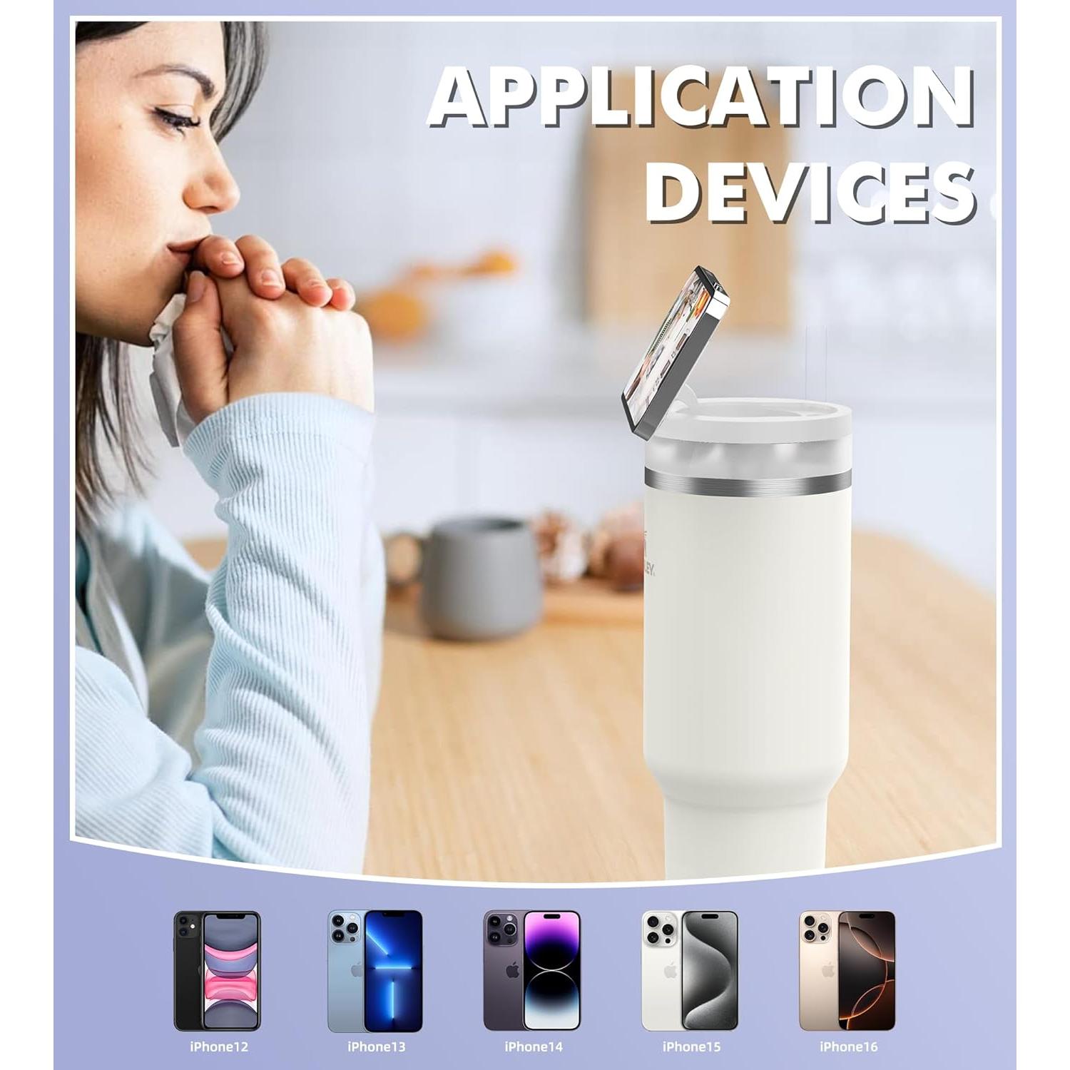 Soporte para Taza Stanley Quencher H2.0 40oz con Soporte Magnético