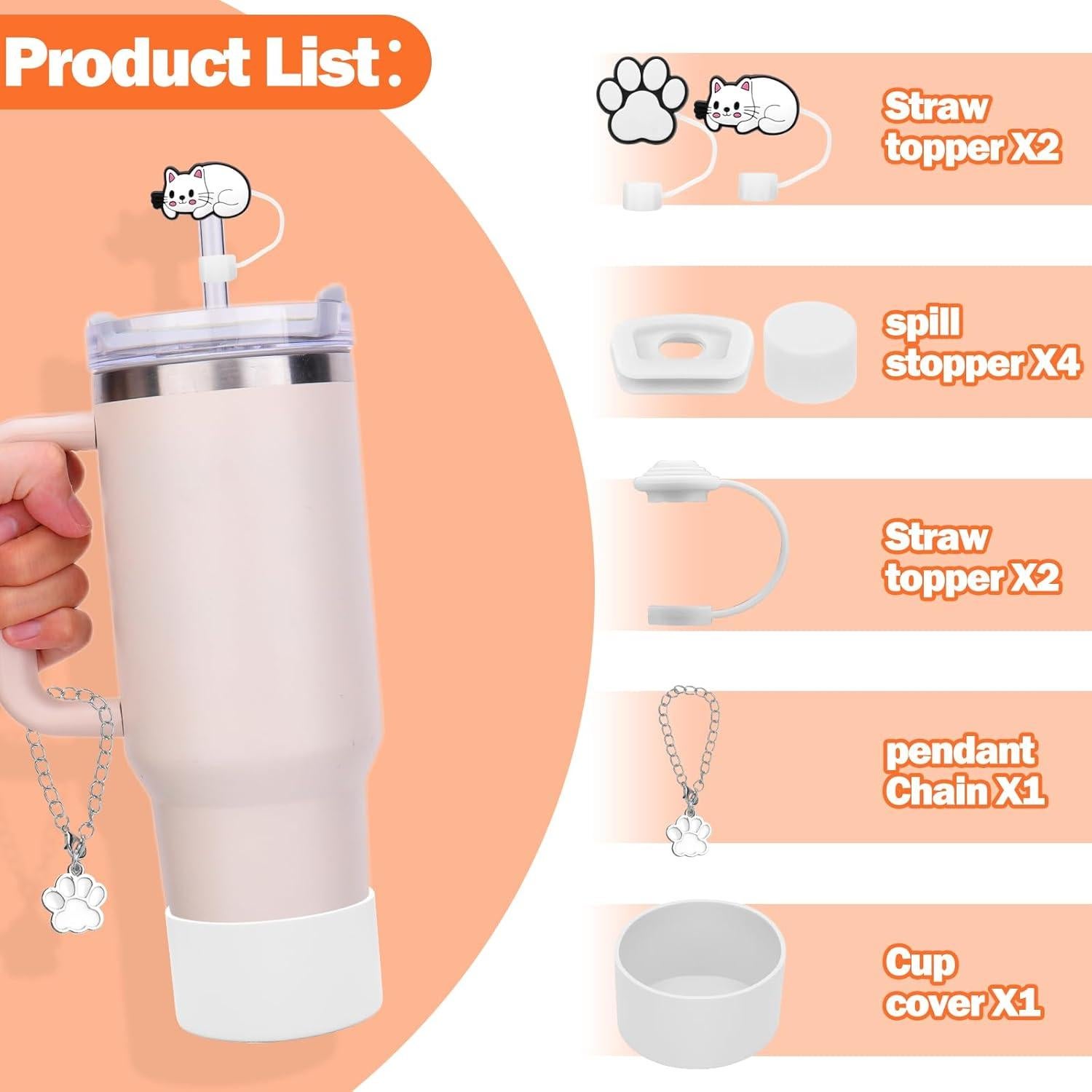 Conjunto de Accesorios Mity Rain para Stanley Cup - 10 Piezas