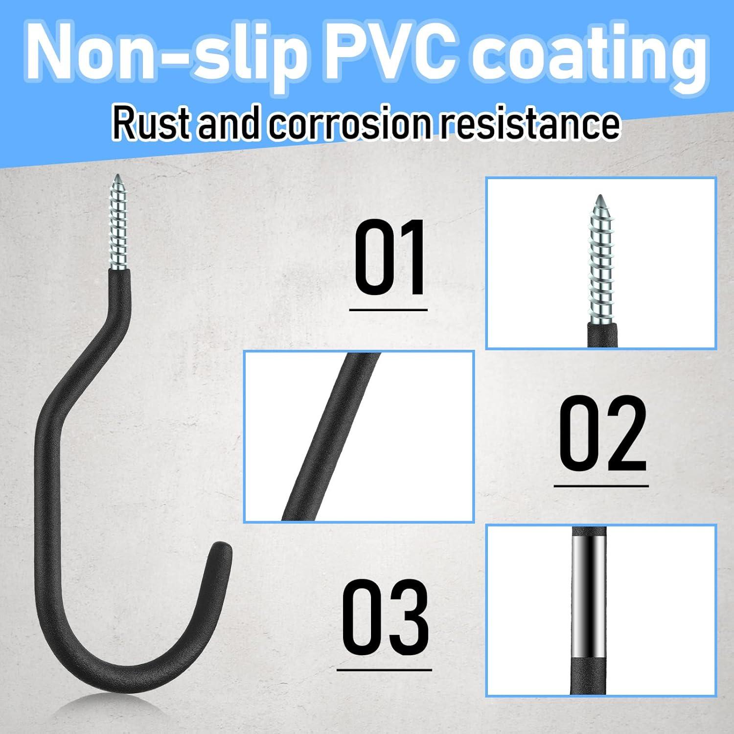 Ganchos para Bicicleta Amyhill 36 Pcs Alta Resistencia Negro