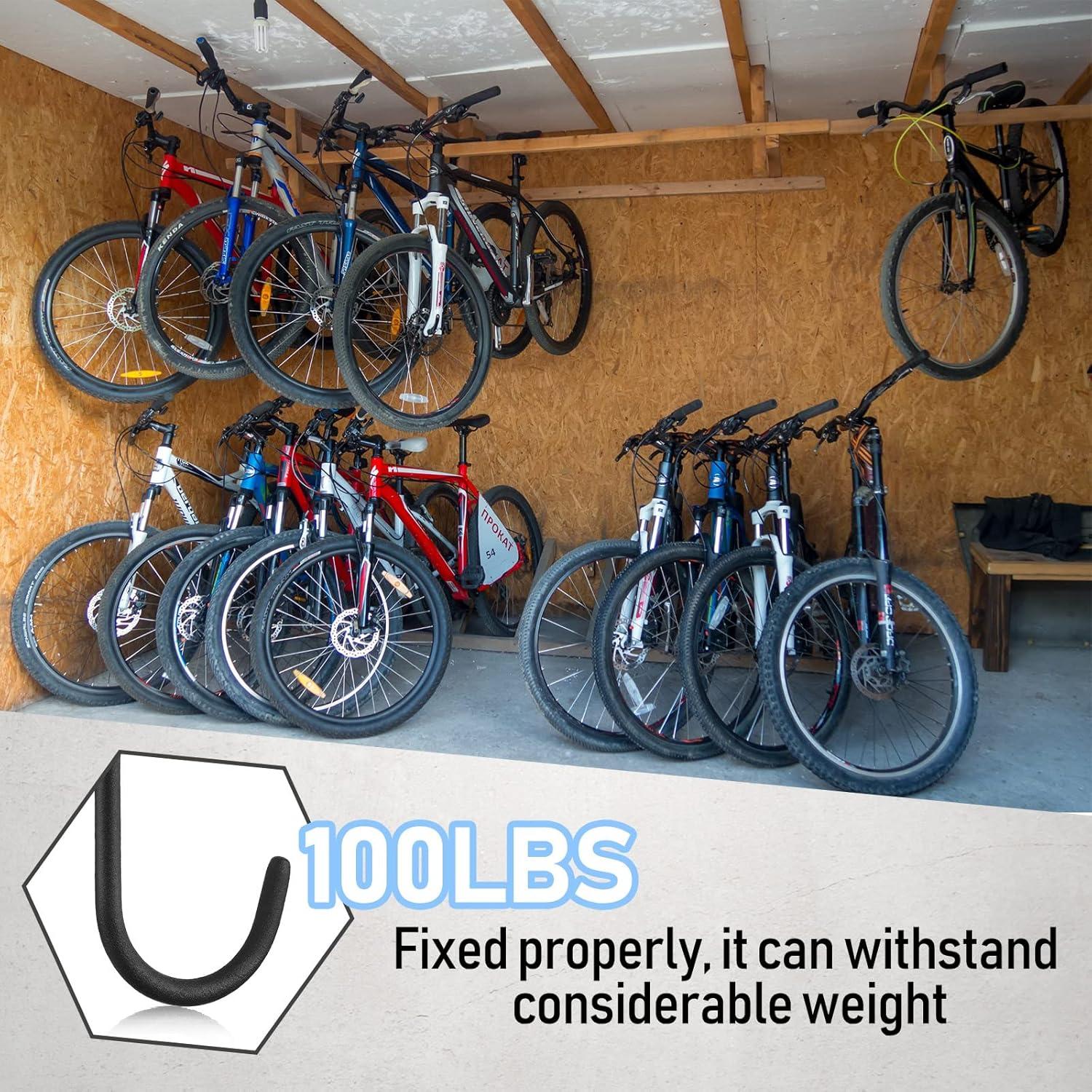 Ganchos para Bicicleta Amyhill 36 Pcs Alta Resistencia Negro