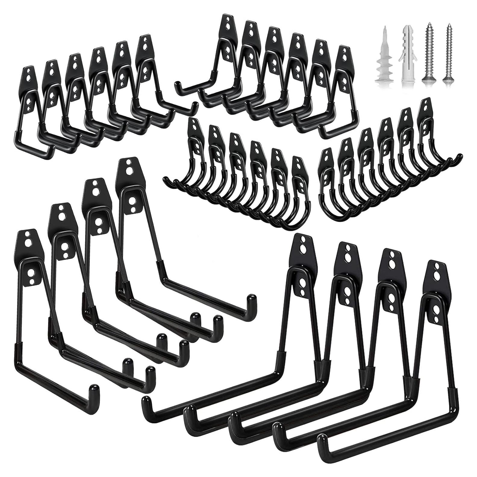 Ganchos para Garaje GUDEMAY 32pcs Alta Resistencia Antideslizante