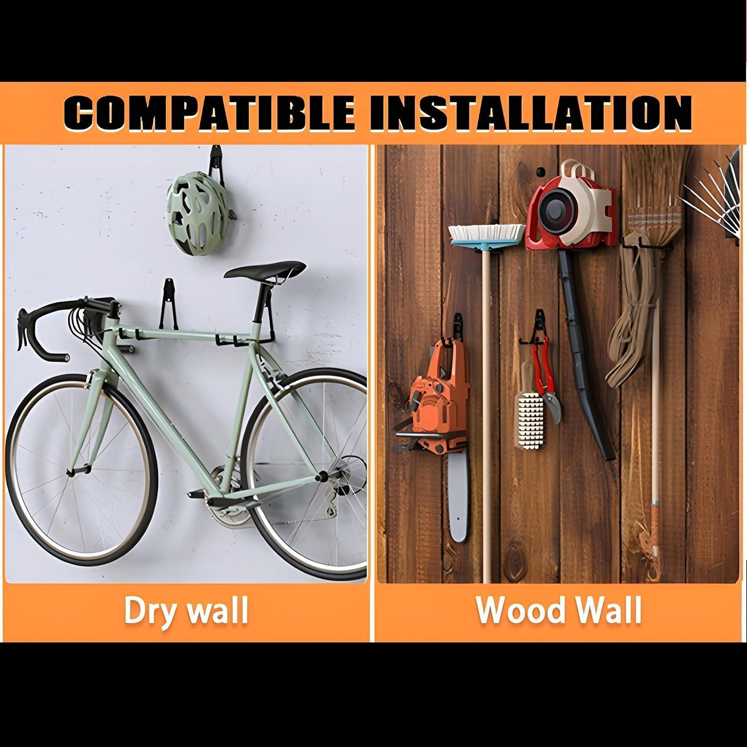 Ganchos para Garaje GUDEMAY 32pcs Alta Resistencia Antideslizante