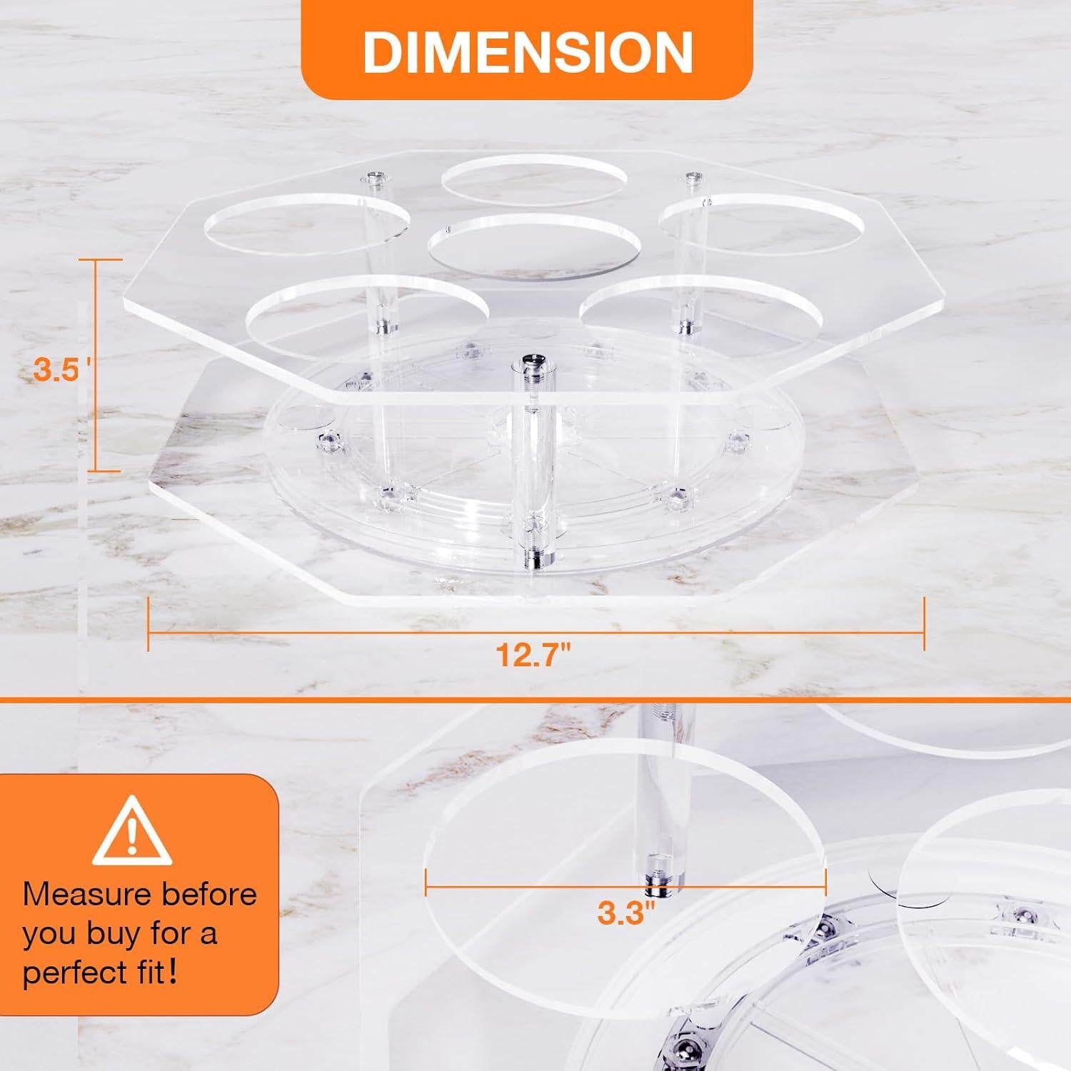 Organizador Rotativo de Botellas Bakzon para Stanley 20/30/40oz