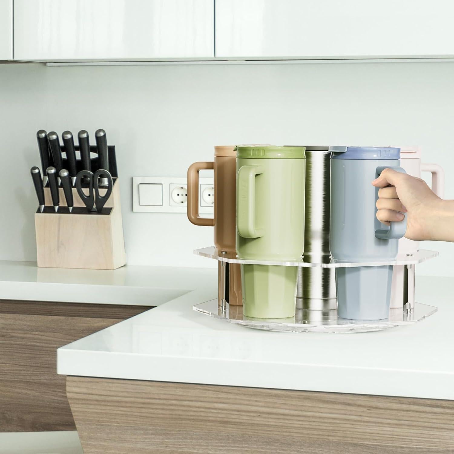 Organizador Rotativo de Botellas Bakzon para Stanley 20/30/40oz