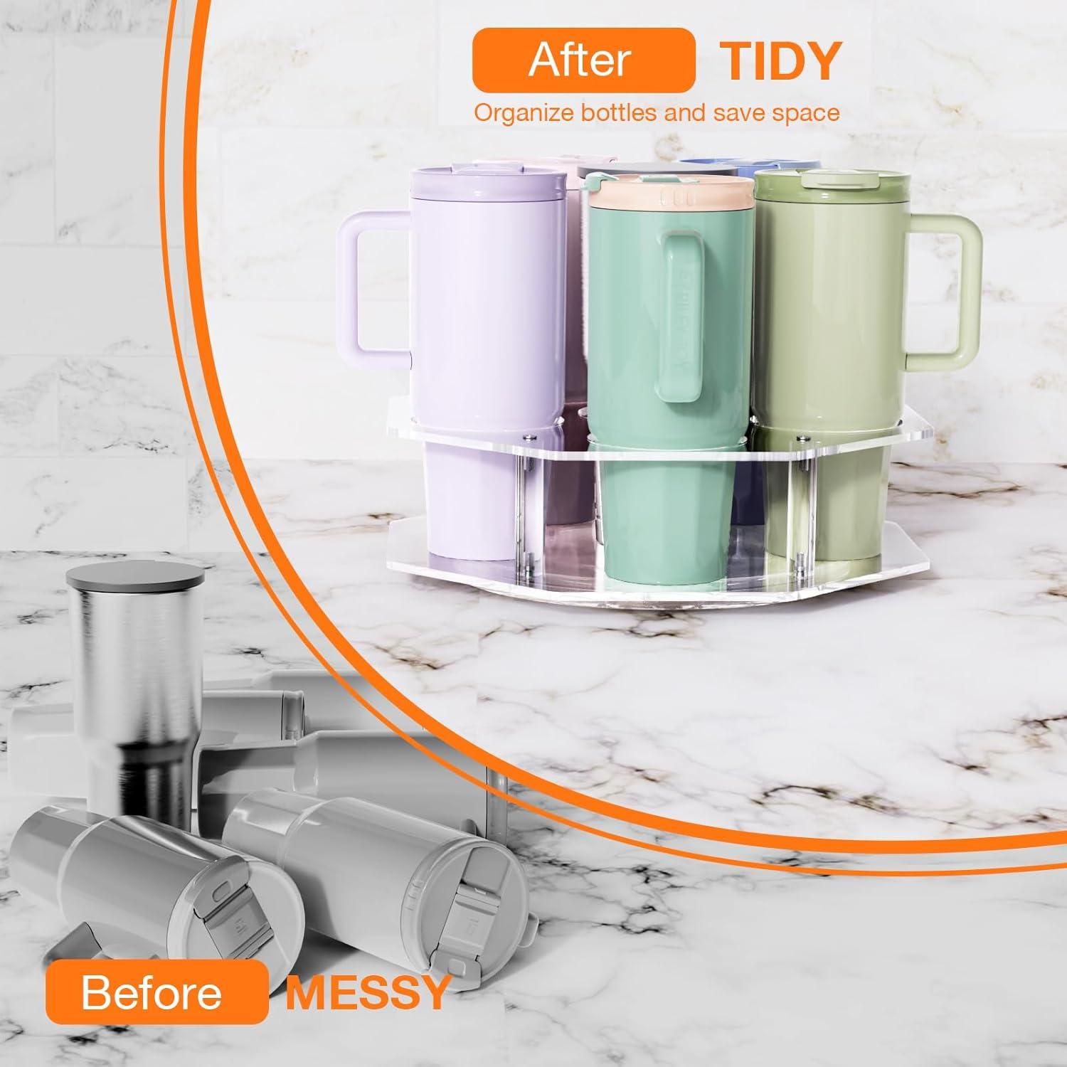 Organizador Rotativo de Botellas Bakzon para Stanley 20/30/40oz