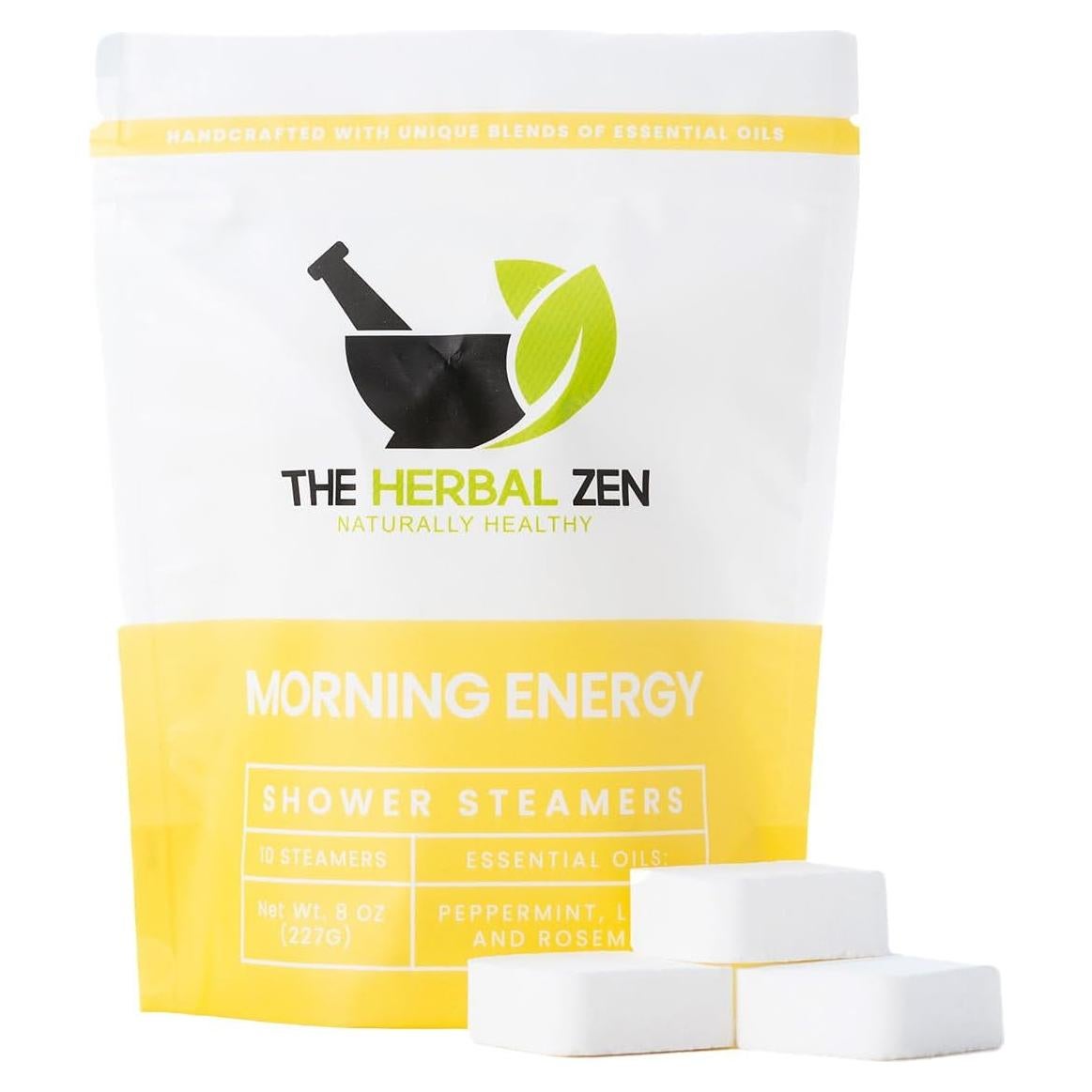 Bombas de Ducha Aromaterapia Energizante Menta y Limón 10 Unidades